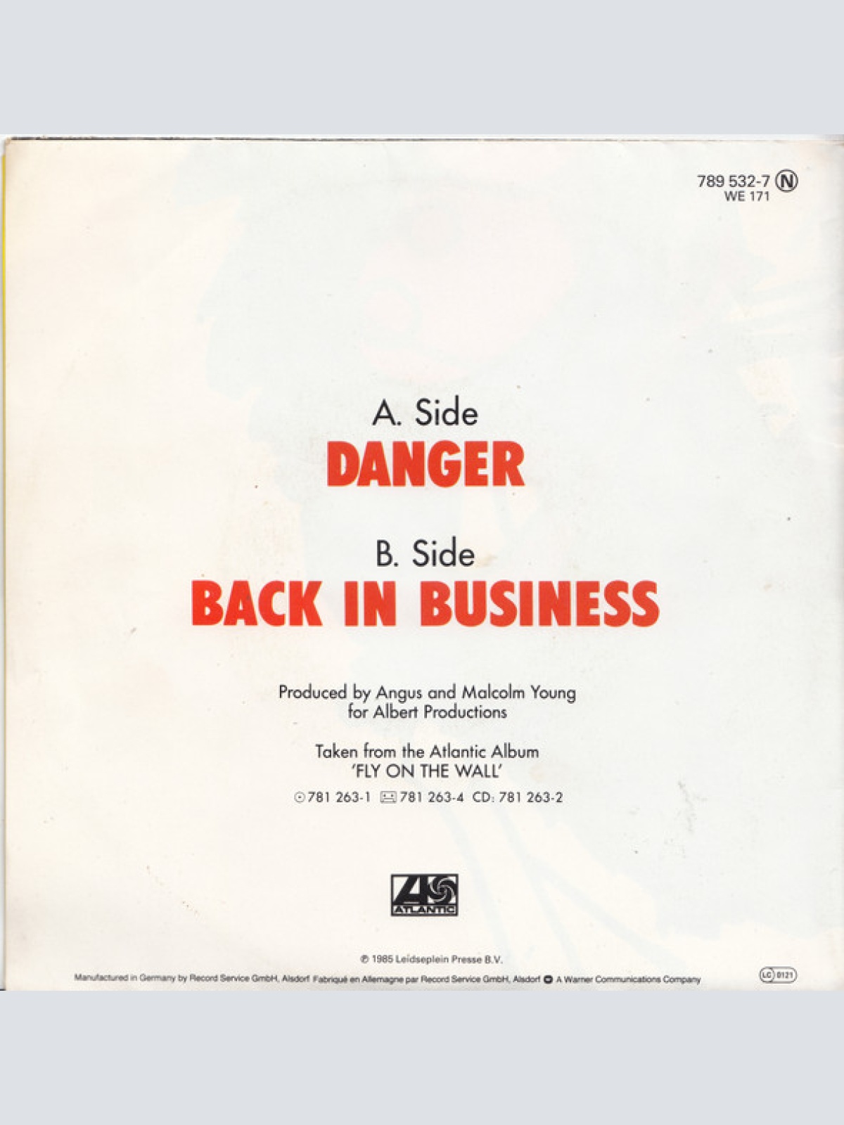 Vinyl / AC/DC - Danger