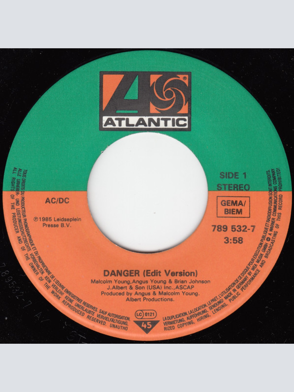 Vinyl / AC/DC - Danger