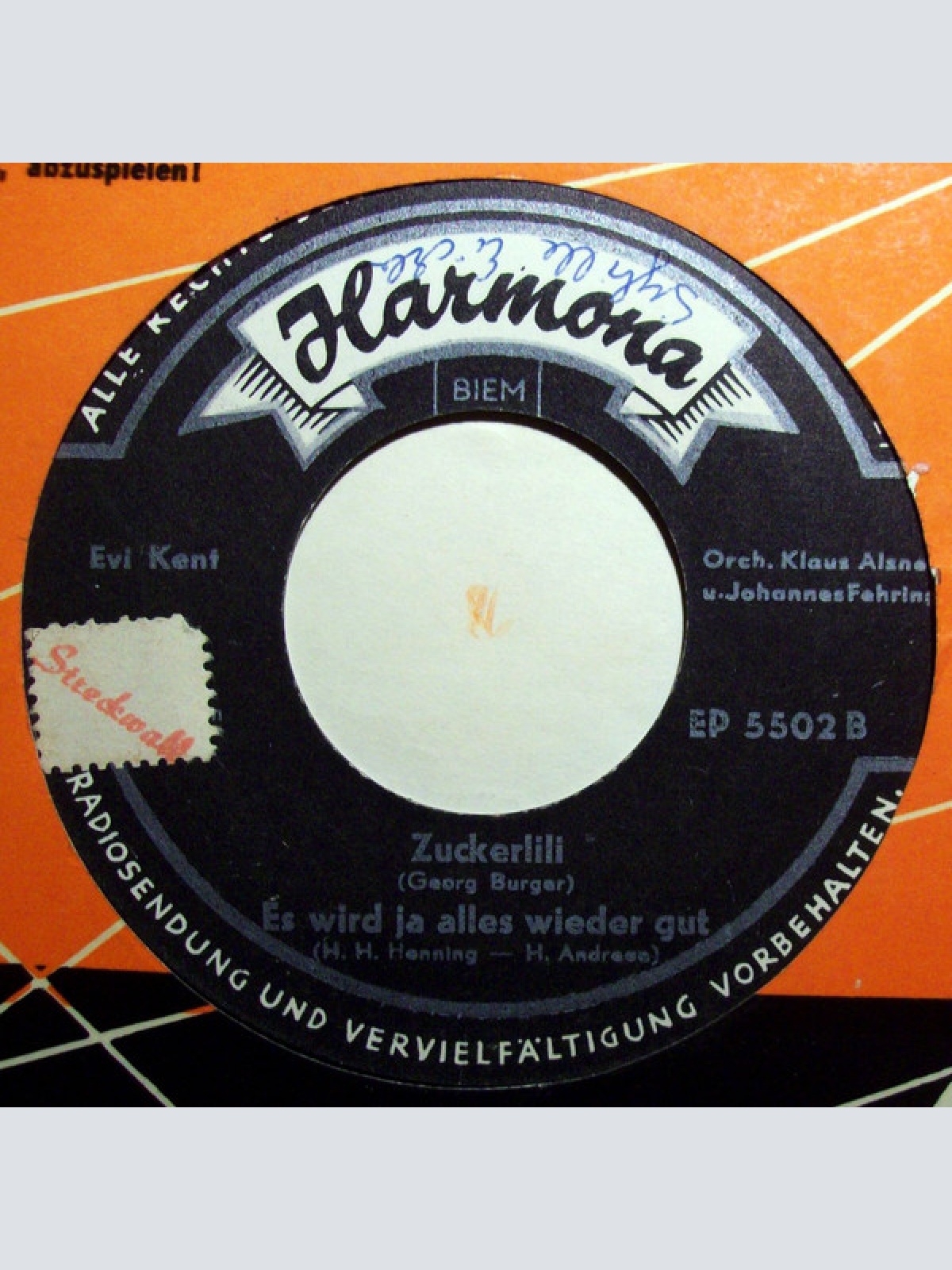 Vinyl / Evi Kent - Botch A Me / Das Jodeln In Den Bergen / Zuckerlili / Es Wird Ja Alles Wieder Gut