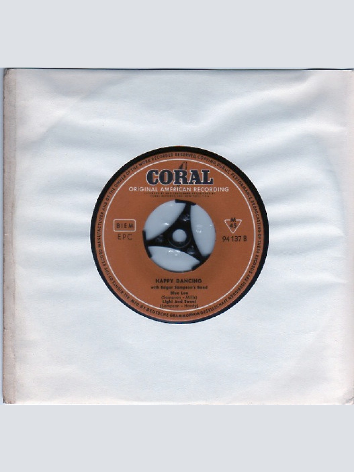 Vinyl / Edgar Sampson's Band - Happy Dancing With Edgar Sampson's Band