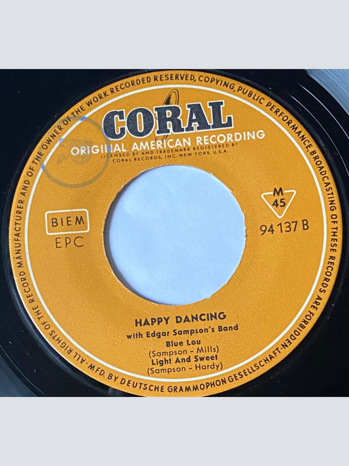 Vinyl / Edgar Sampson's Band - Happy Dancing With Edgar Sampson's Band