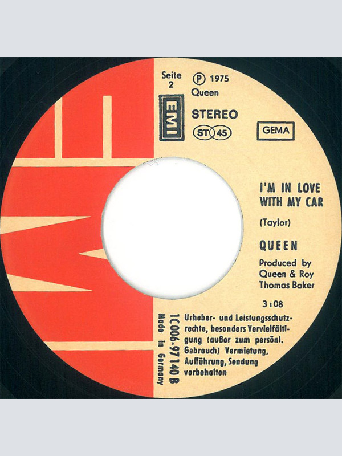 Vinyl / Queen - Bohemian Rhapsody