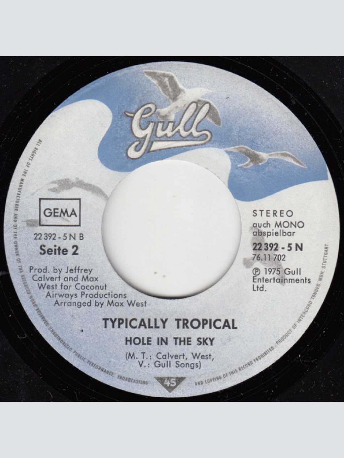 Vinyl / Typically Tropical - Rocket Now