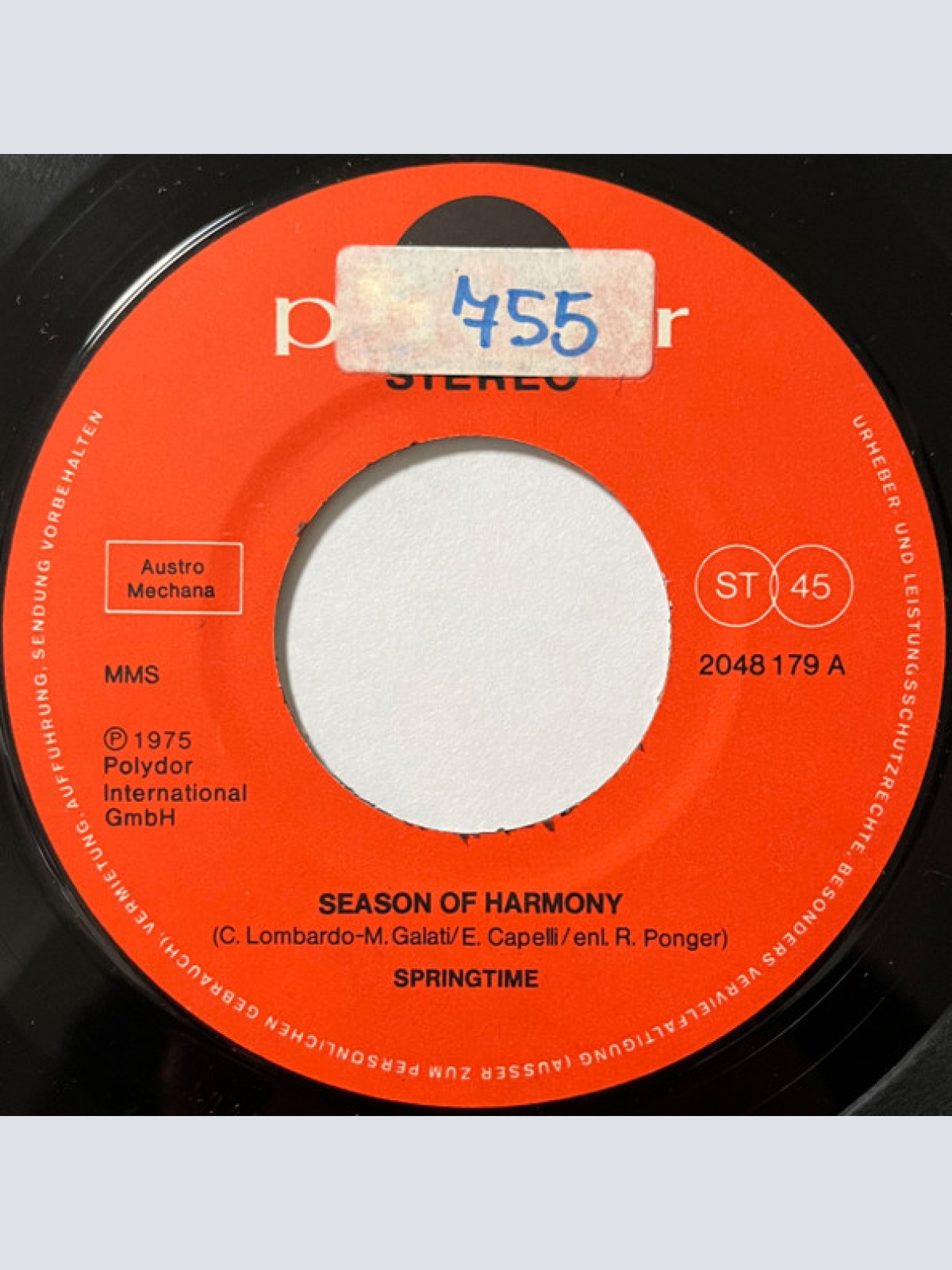Vinyl / Springtime (3) - Season Of Harmony