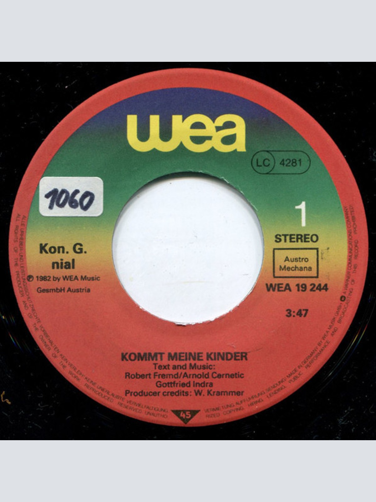 Vinyl / Kon.G.nial - Kommt Meine Kinder / Studioparty