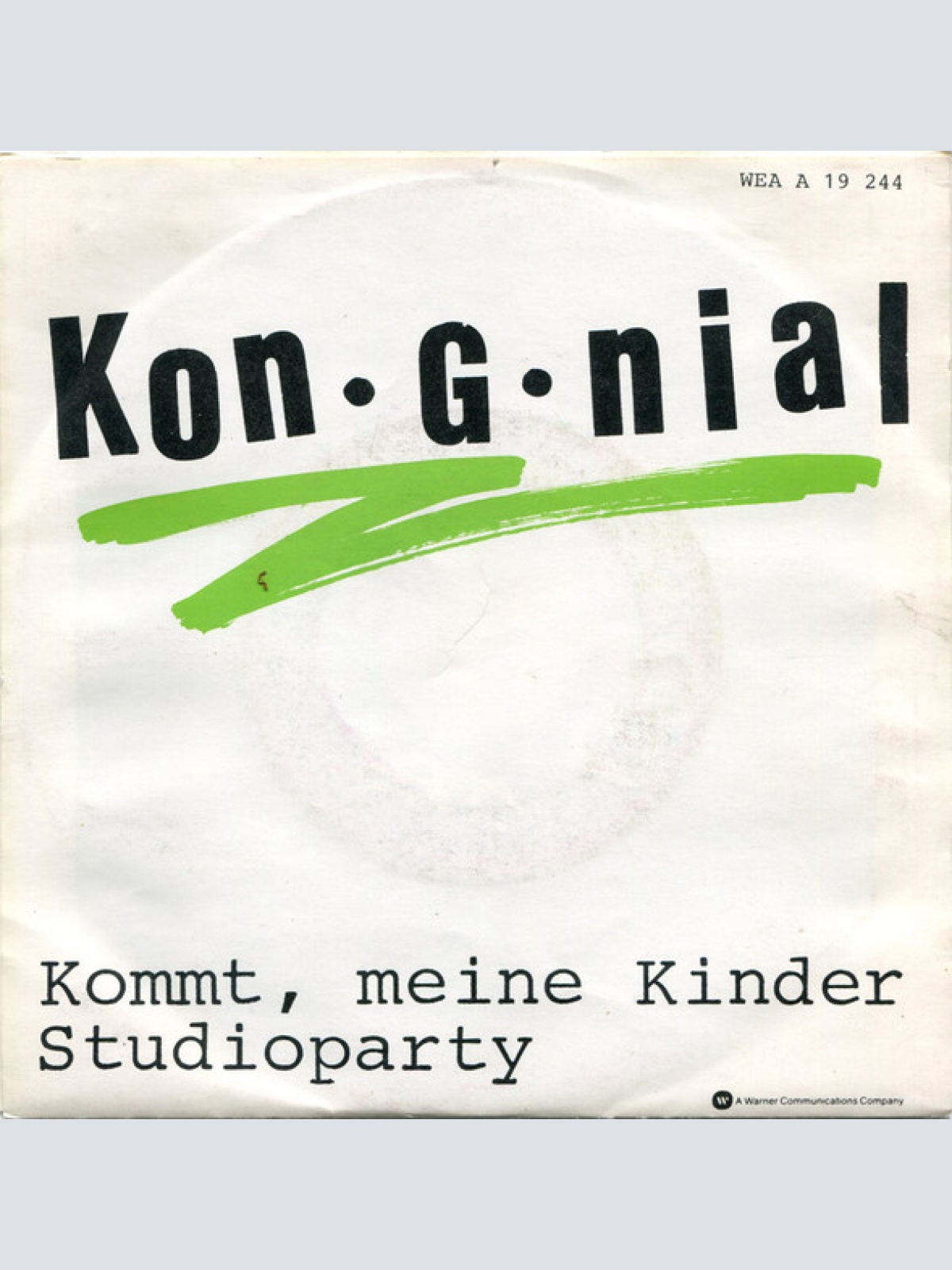 Vinyl / Kon.G.nial - Kommt Meine Kinder / Studioparty