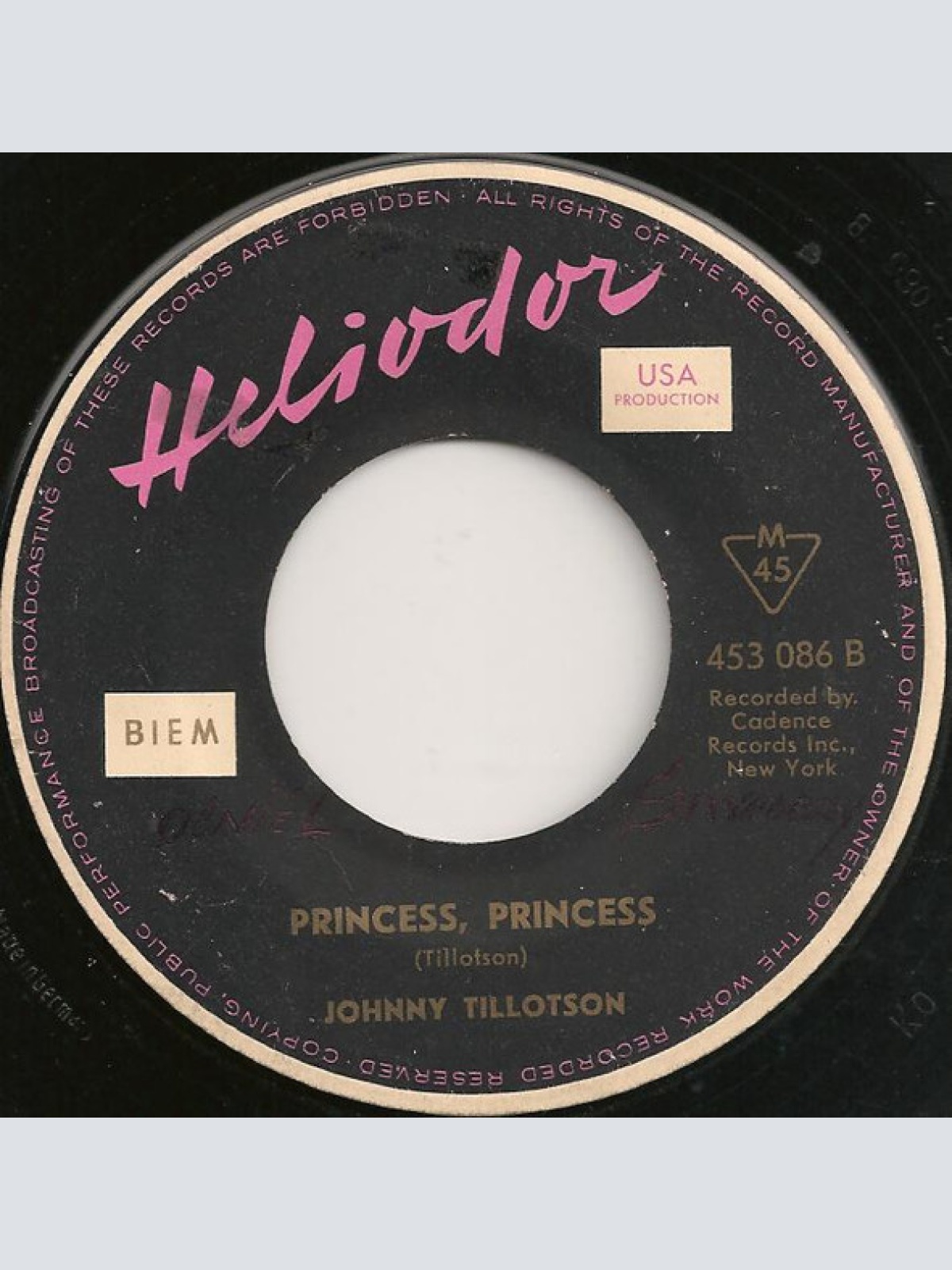 Vinyl / Johnny Tillotson - Poetry In Motion