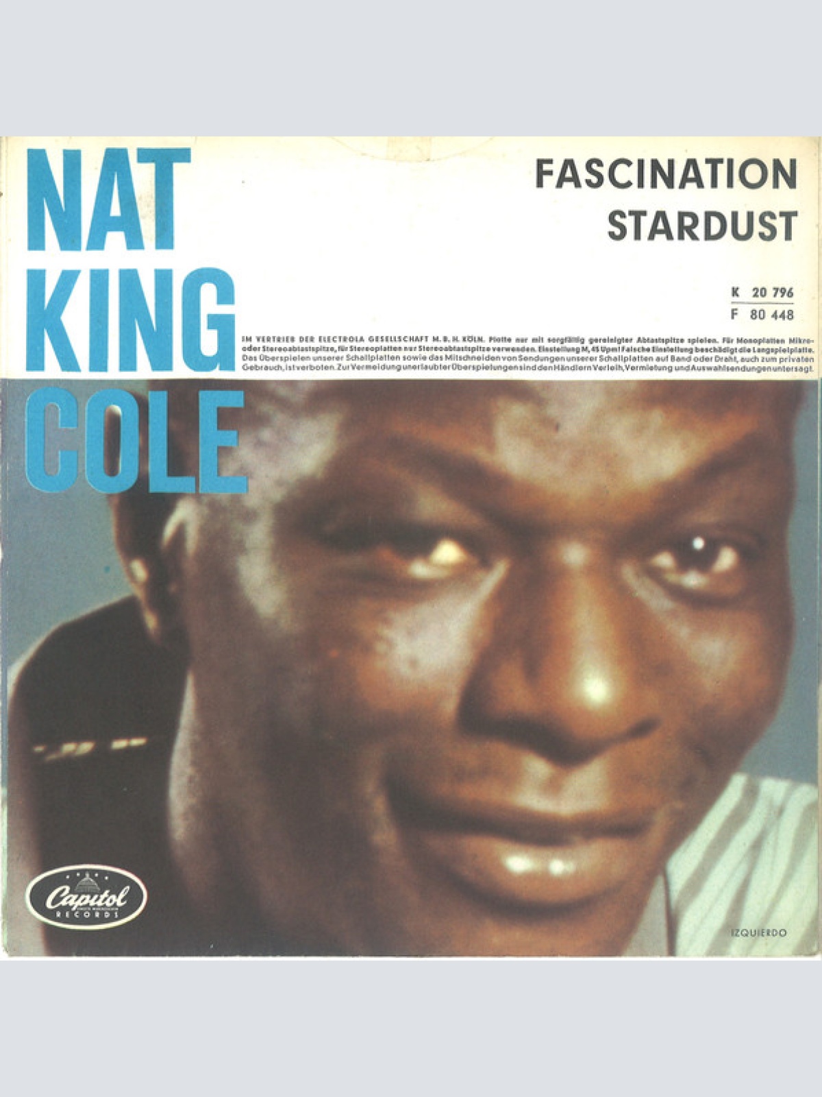 Vinyl / Nat King Cole - Fascination