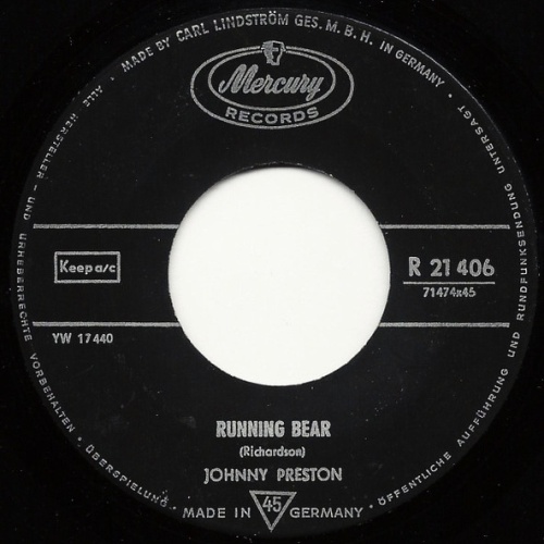 Vinyl / Johnny Preston - Running Bear / My Heart Knows