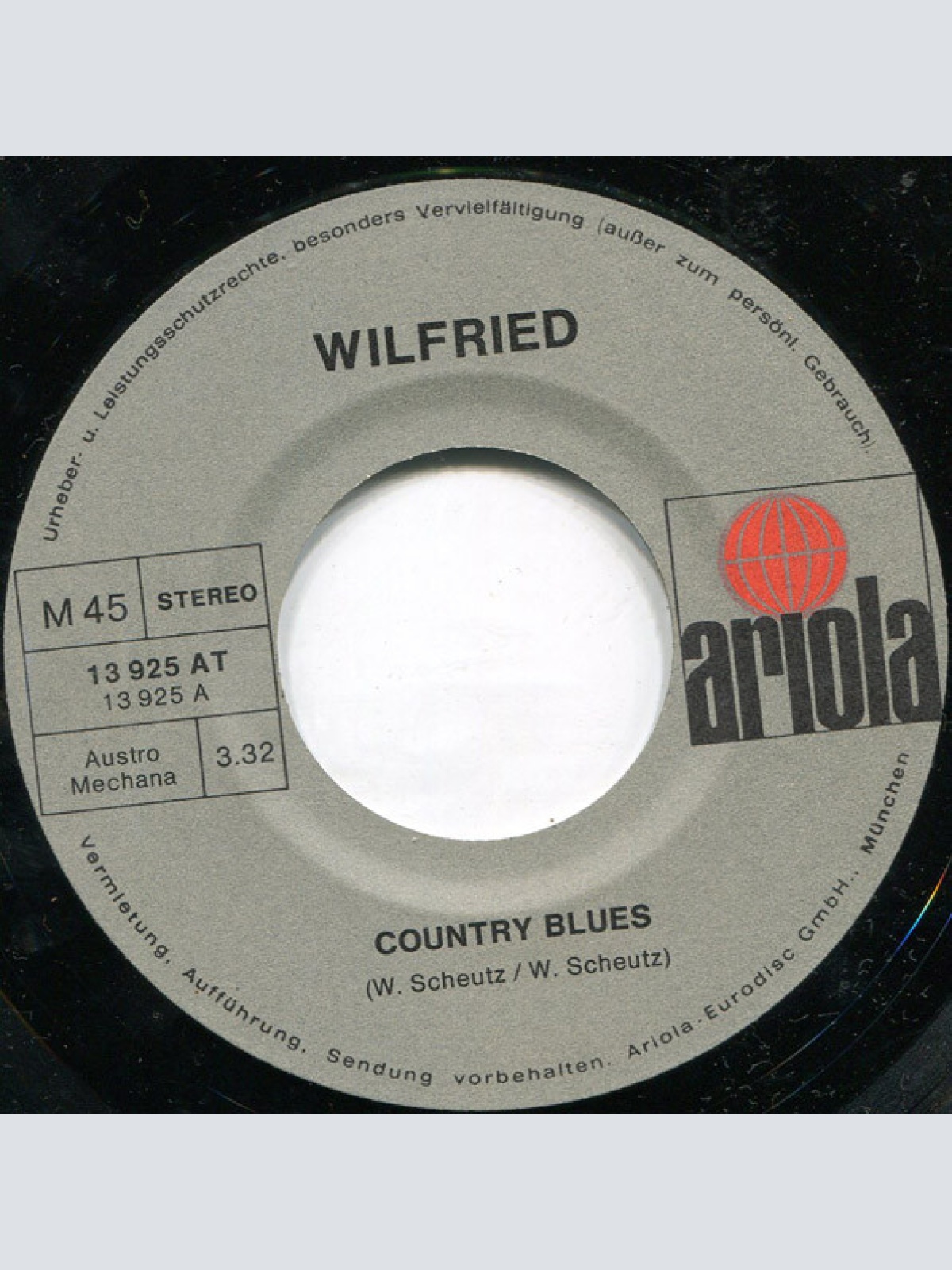 Vinyl / Wilfried - Country Blues / Momma, Momma