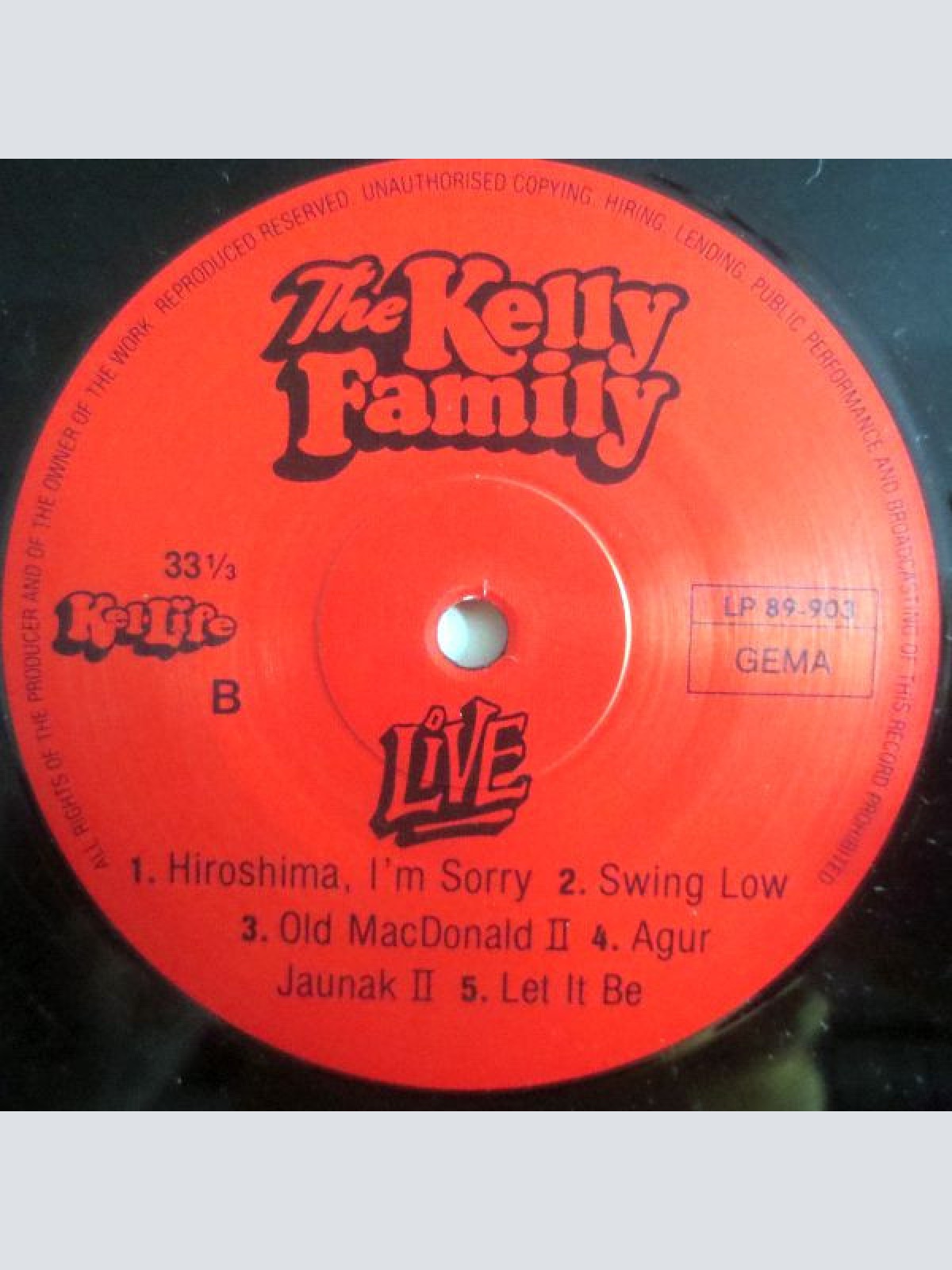 Vinyl / The Kelly Family - Live