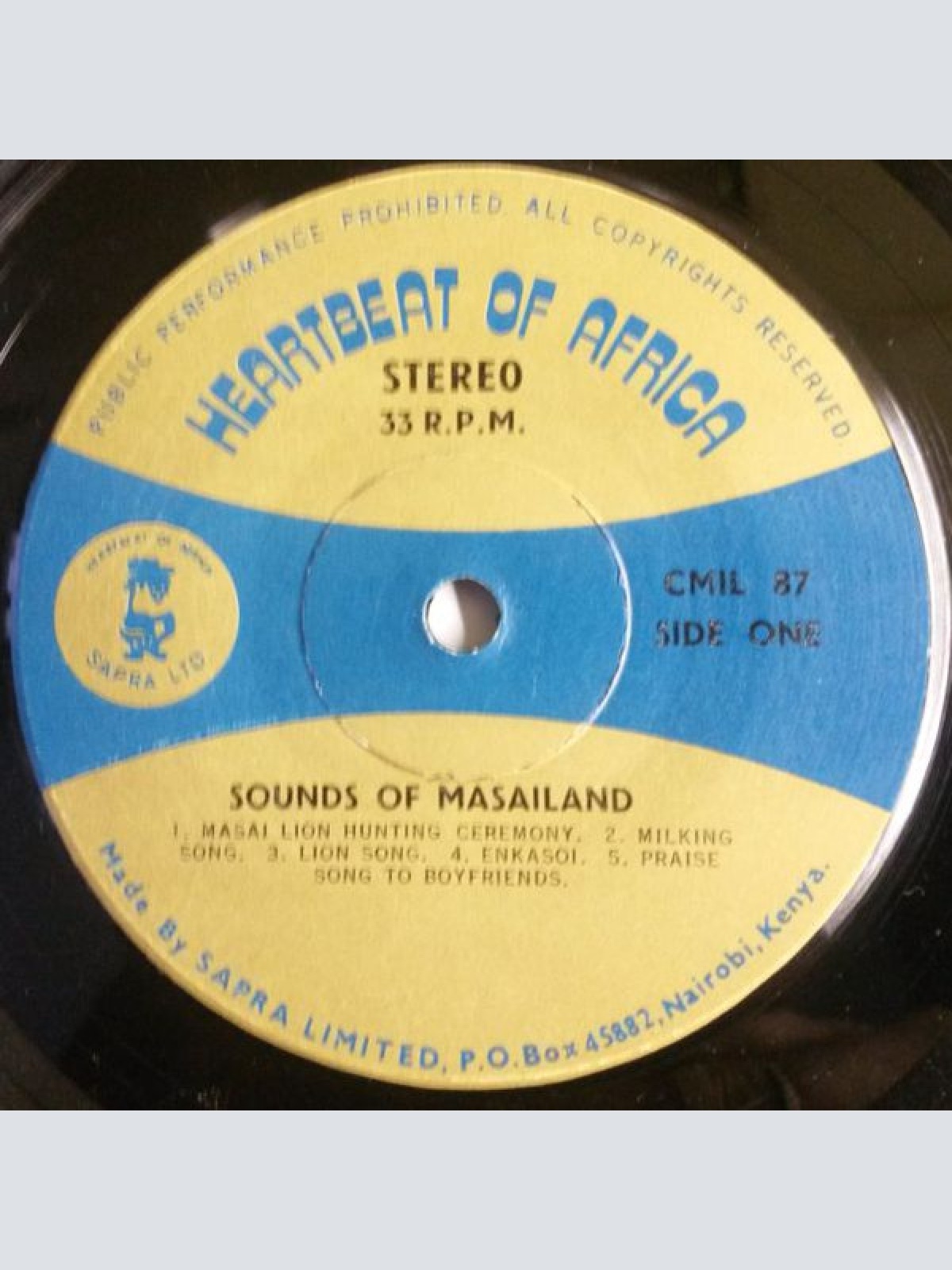 Vinyl / Unknown Artist - Sounds Of Masailand