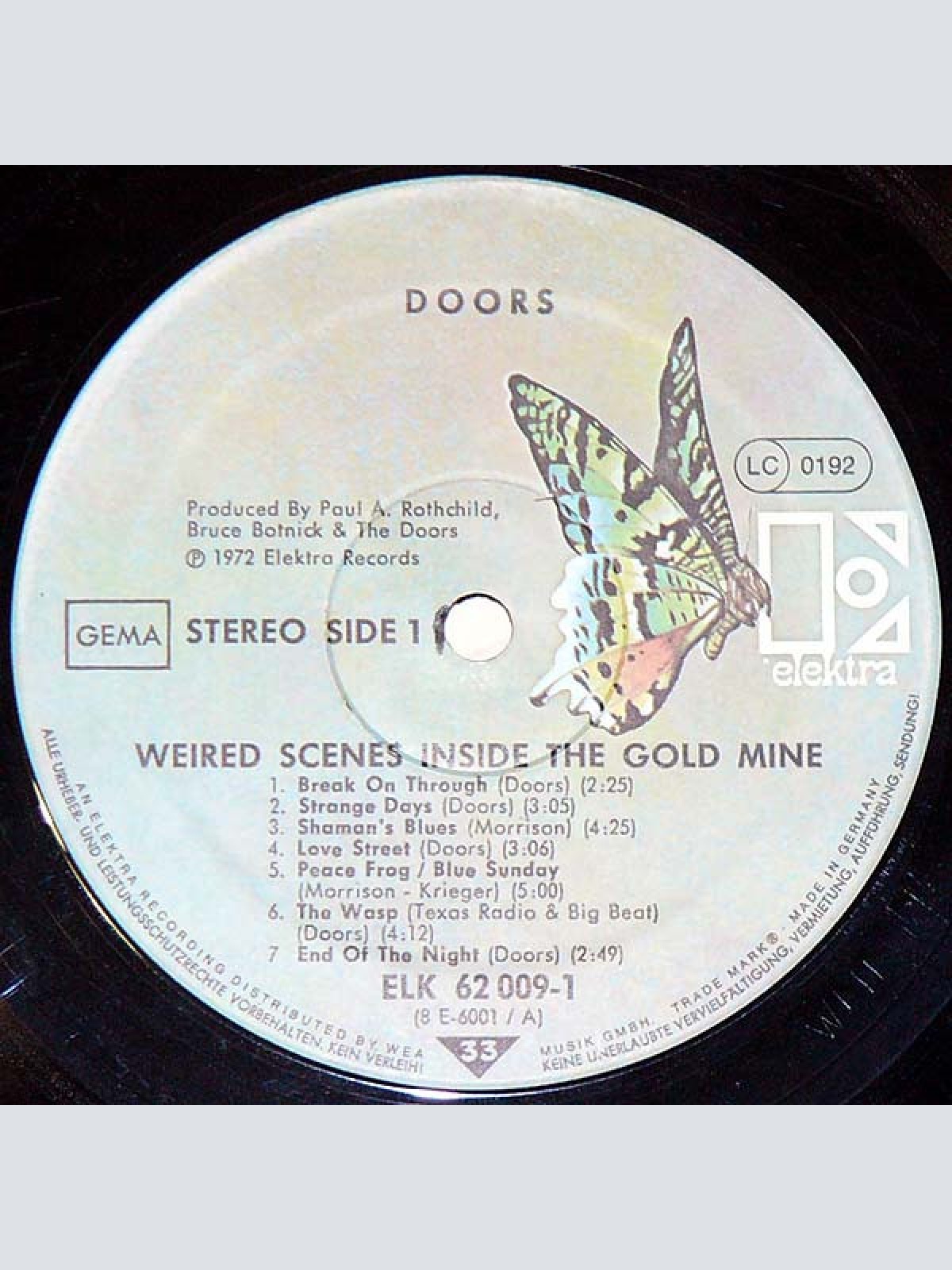 Vinyl / The Doors - Weird Scenes Inside The Gold Mine
