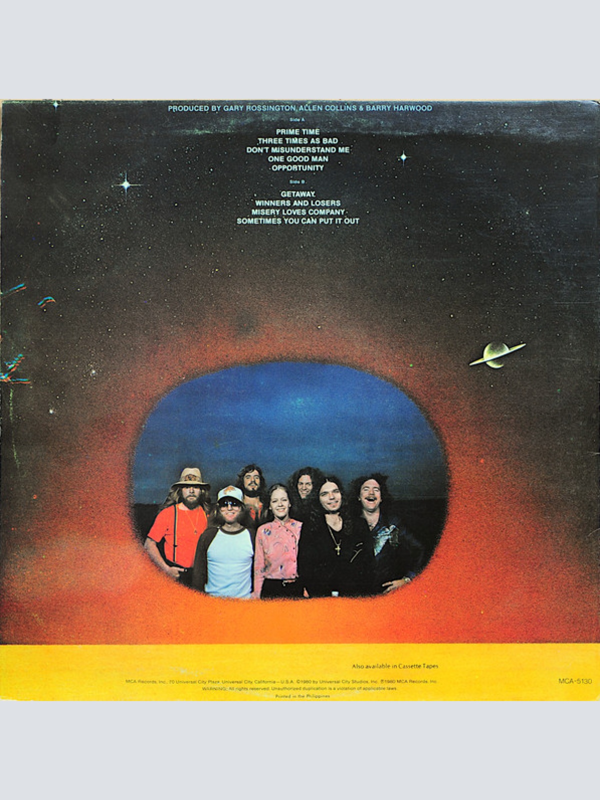 Vinyl / Rossington Collins Band - Anytime, Anyplace, Anywhere