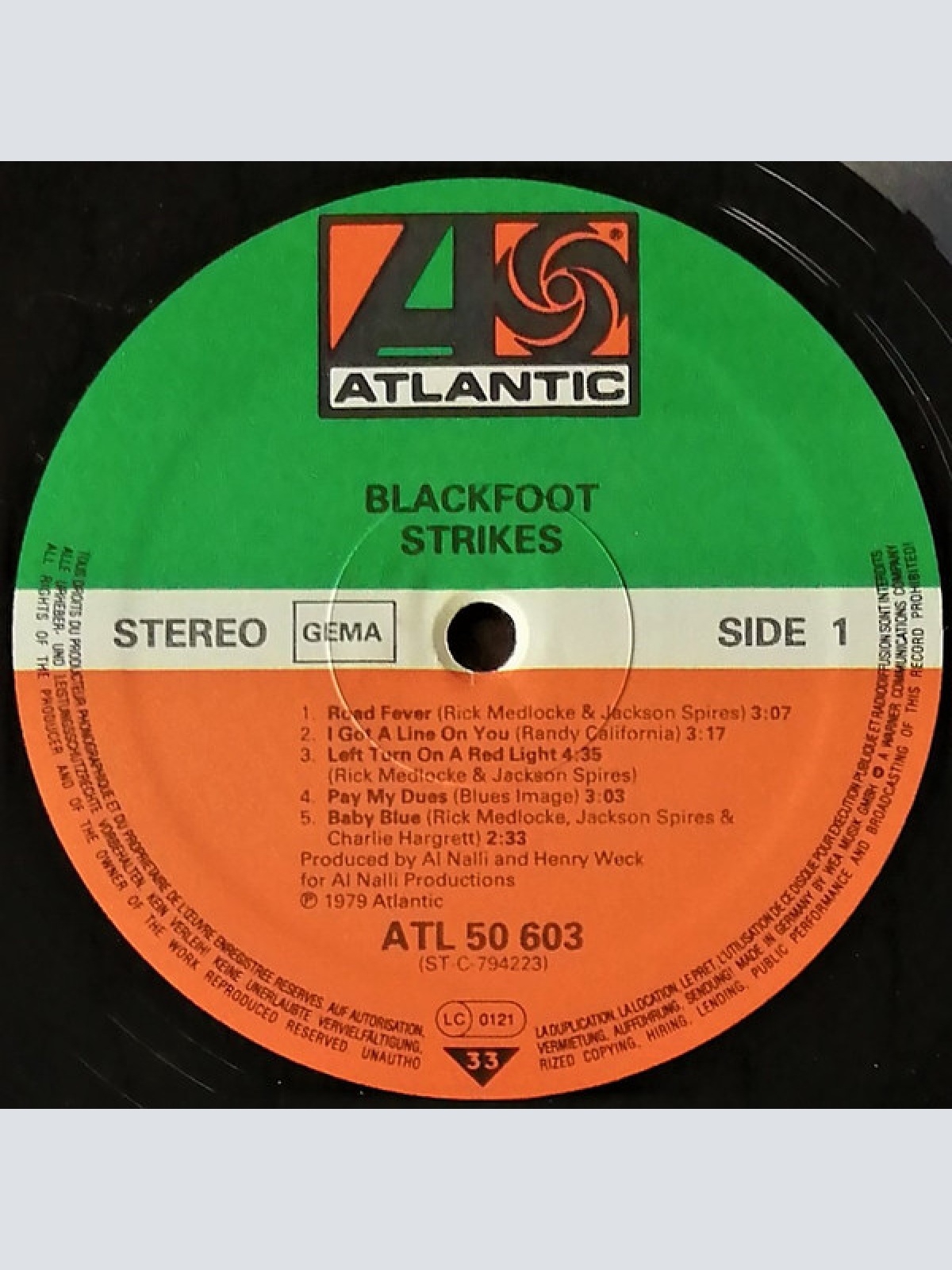 Vinyl / Blackfoot (3) - Strikes