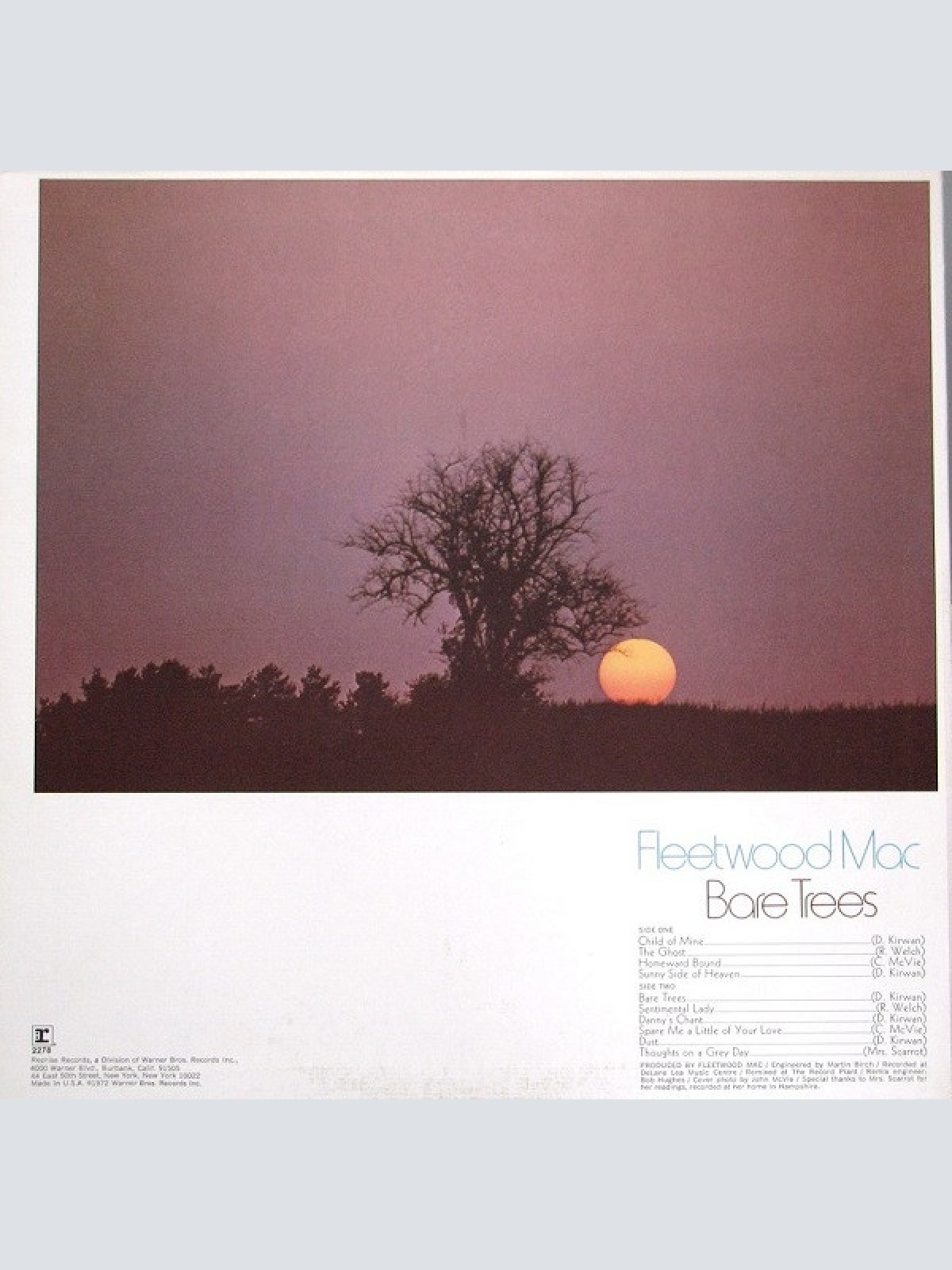 Vinyl / Fleetwood Mac - Bare Trees