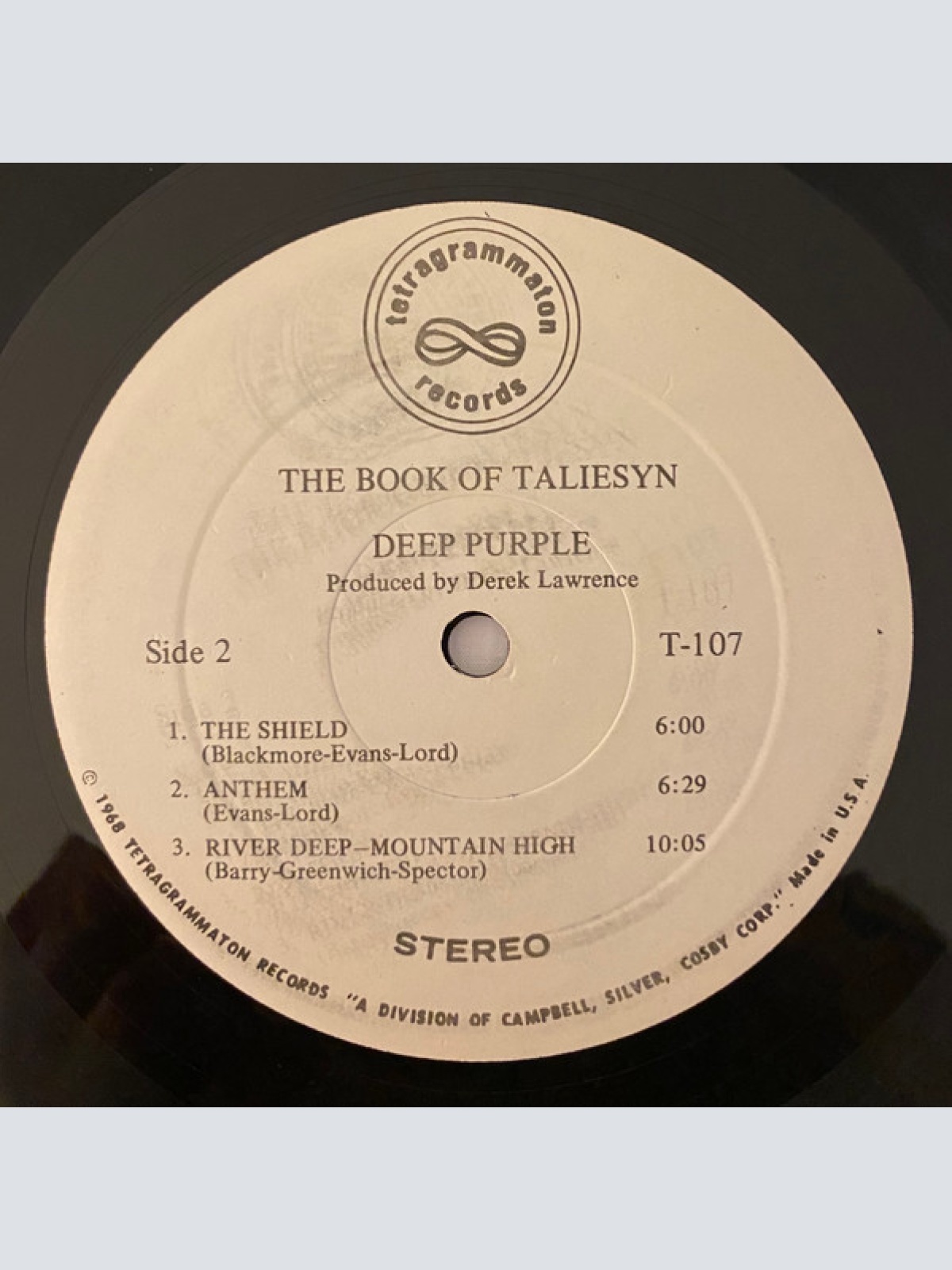 Vinyl / Deep Purple - The Book Of Taliesyn