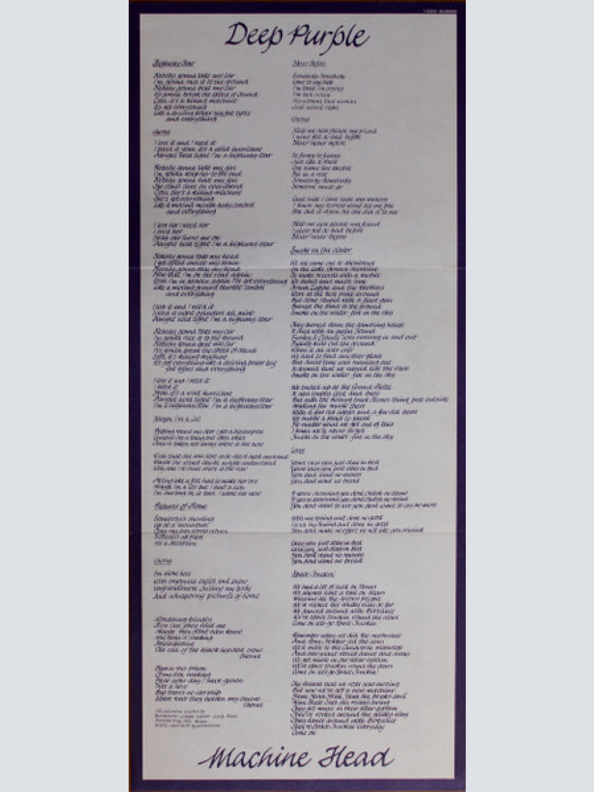 Vinyl / Deep Purple - Machine Head