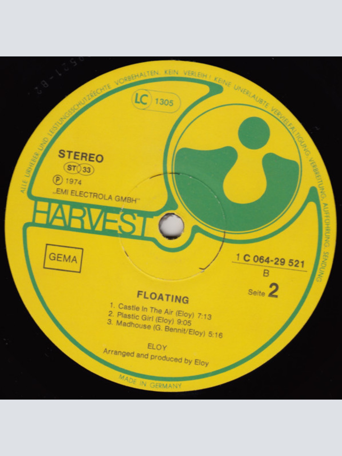 Vinyl / Eloy - Floating