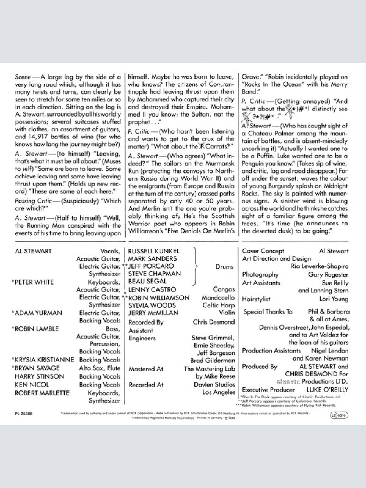 Vinyl / Al Stewart And Shot In The Dark (3) - 24 Carrots