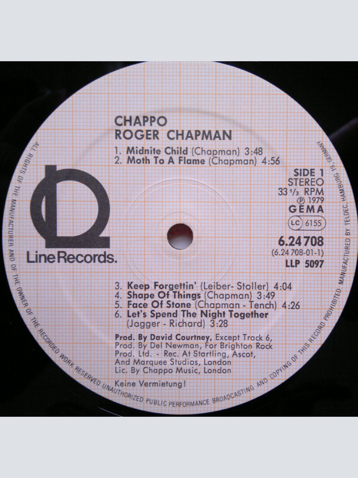 Vinyl / Roger Chapman - Chappo