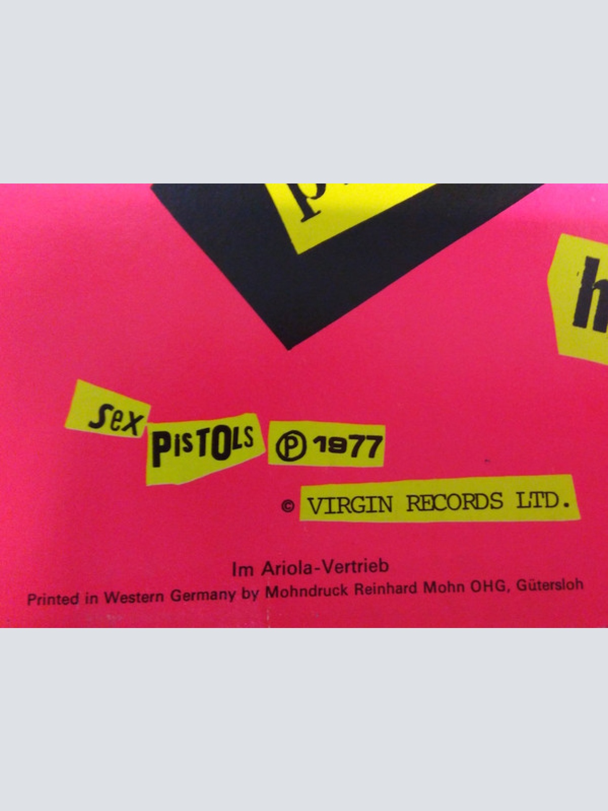 Vinyl / Sex Pistols - Never Mind The Bollocks Here's The Sex Pistols