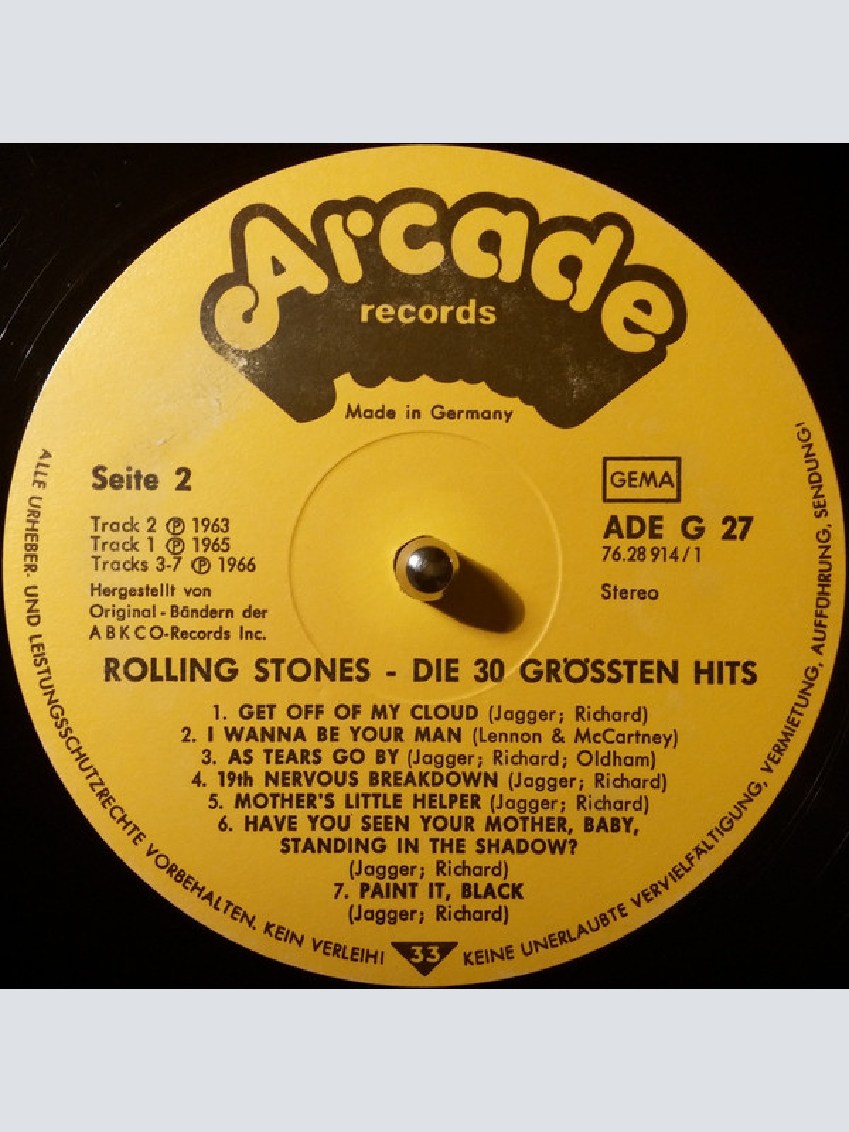Vinyl / Rolling Stones* - Die 30 Größten Hits In Originalaufnahmen