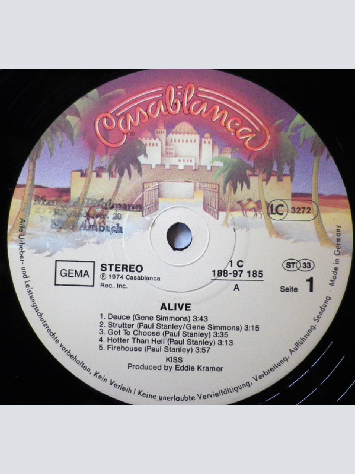 Vinyl / Kiss - Alive!
