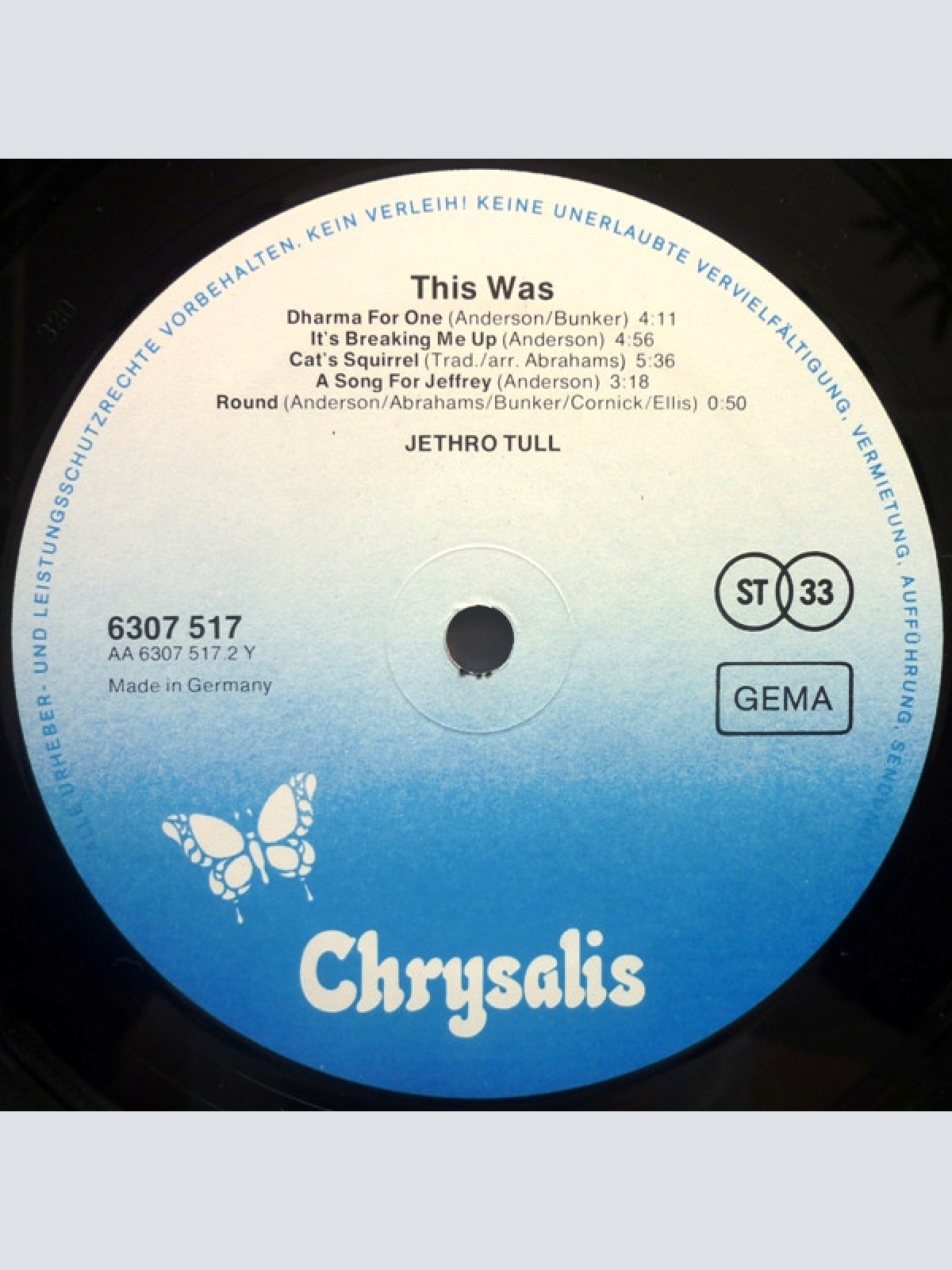 Vinyl / Jethro Tull - This Was