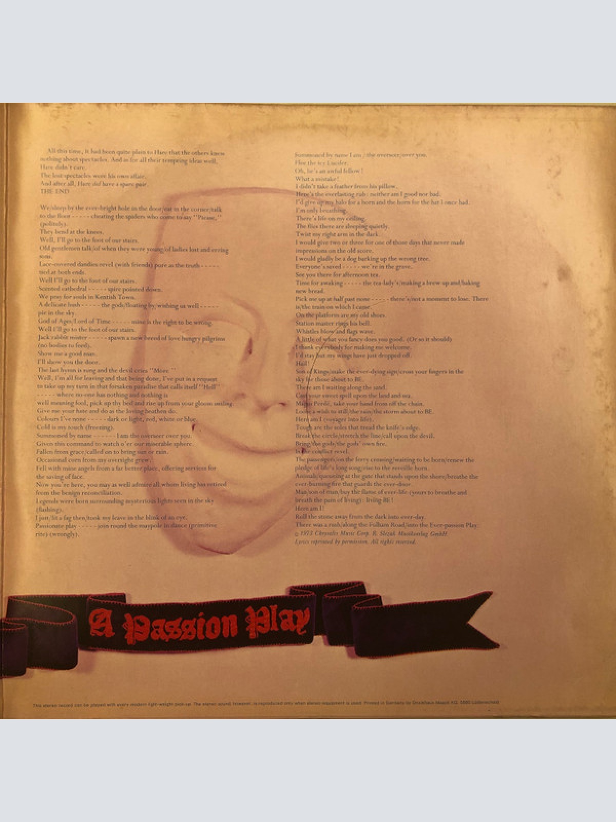 Vinyl / Jethro Tull - A Passion Play