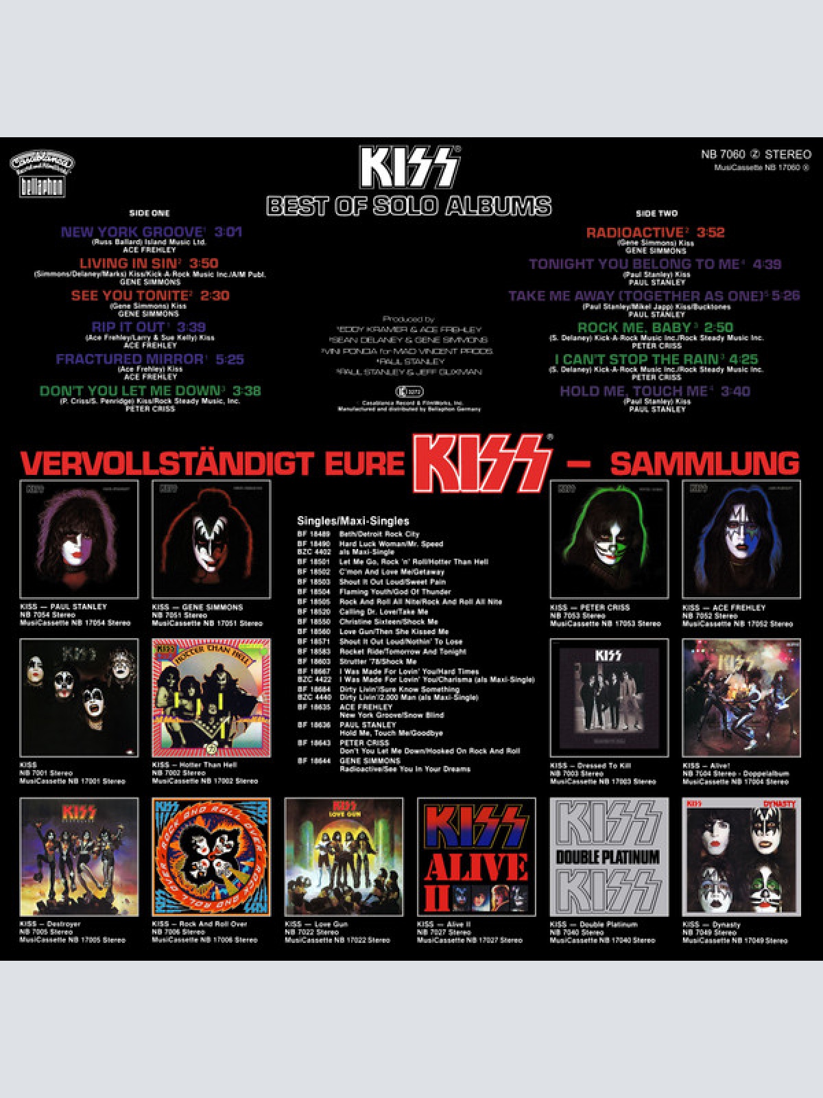 Vinyl / Kiss - Best Of Solo Albums