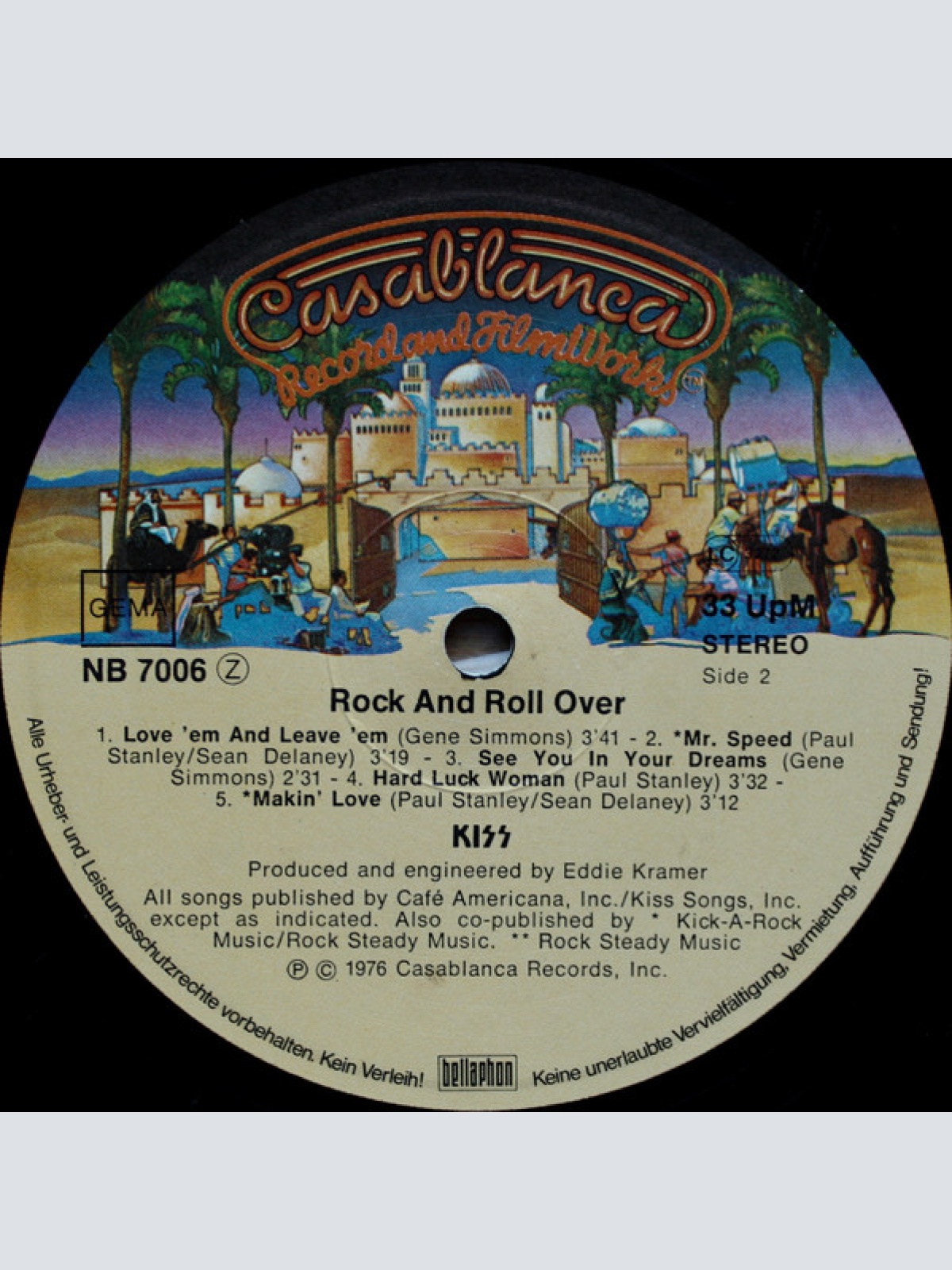 Vinyl / Kiss - Rock And Roll Over