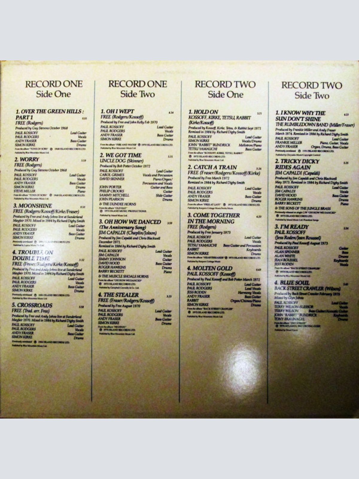 Vinyl / Paul Kossoff - Blue Soul