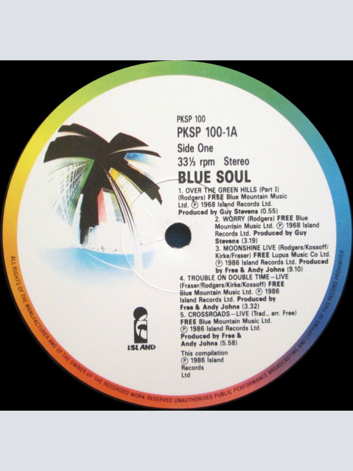 Vinyl / Paul Kossoff - Blue Soul