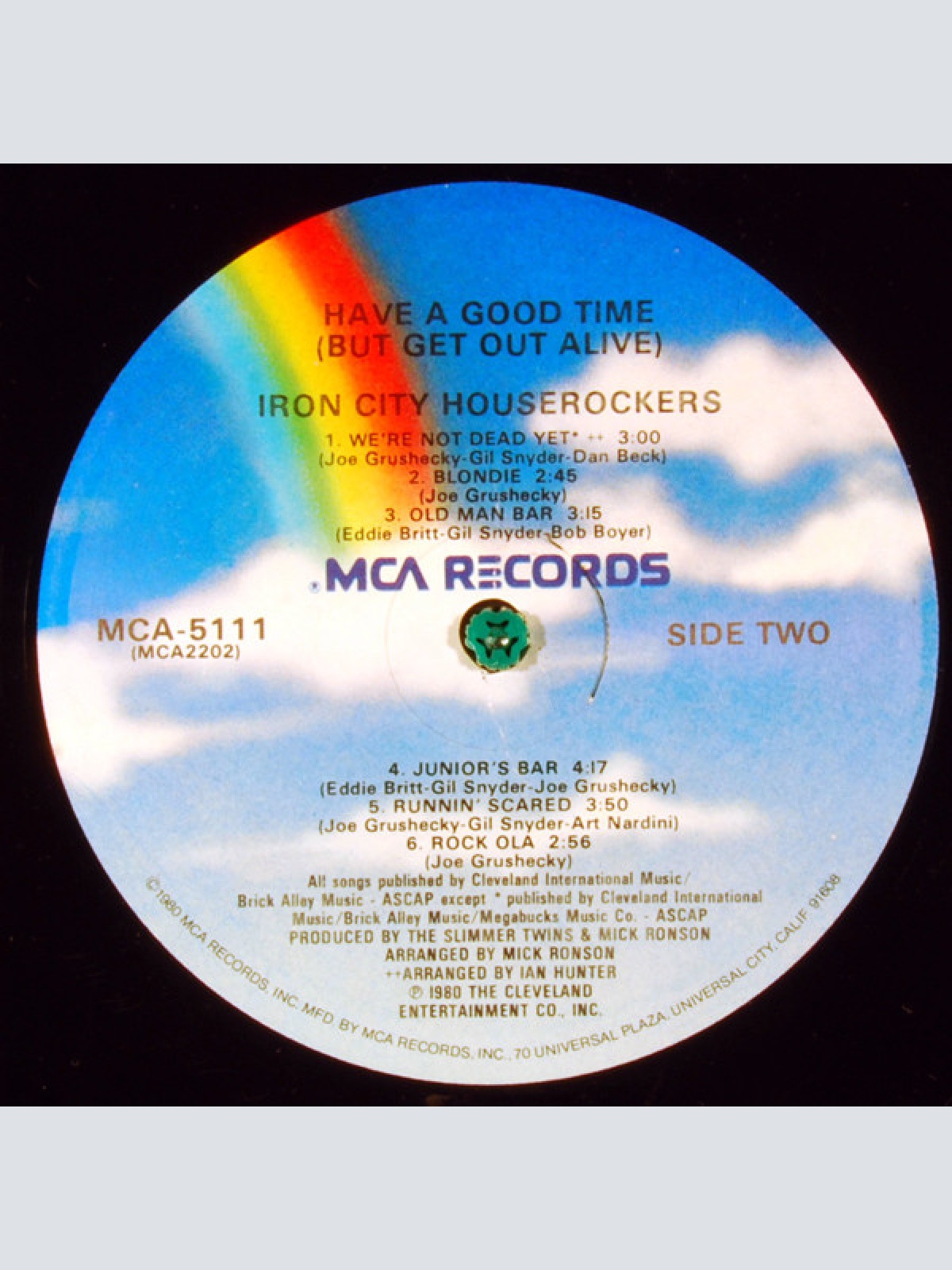 Vinyl / Iron City Houserockers - Have A Good Time (But Get Out Alive)