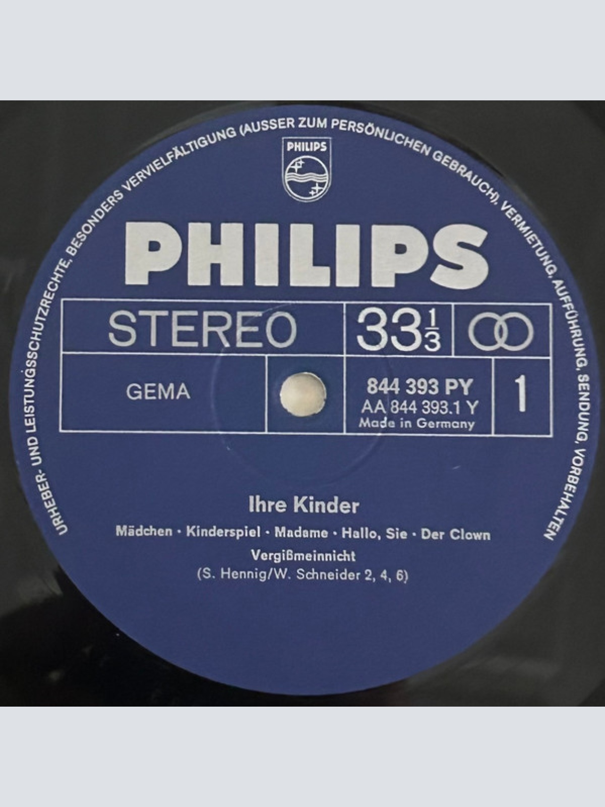 Vinyl / Ihre Kinder - ...Ihre Kinder