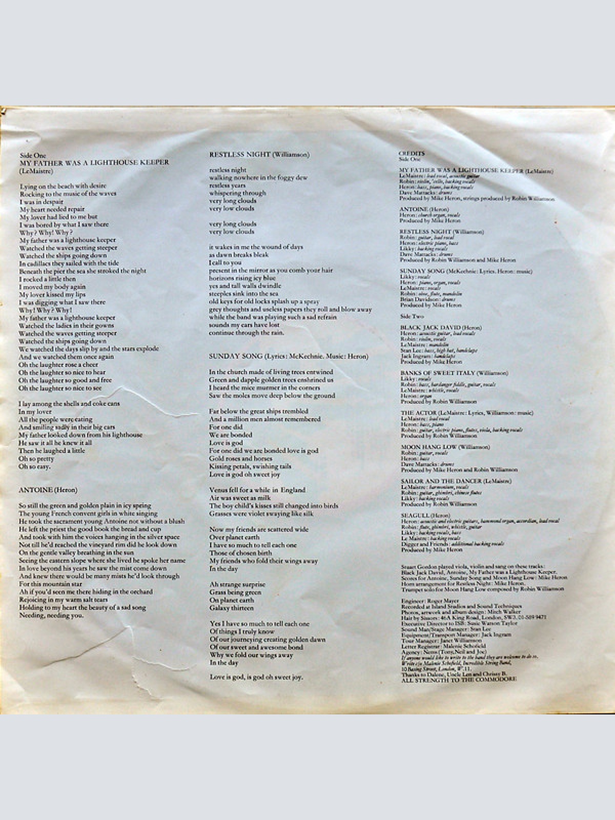 Vinyl / The Incredible String Band - Earthspan