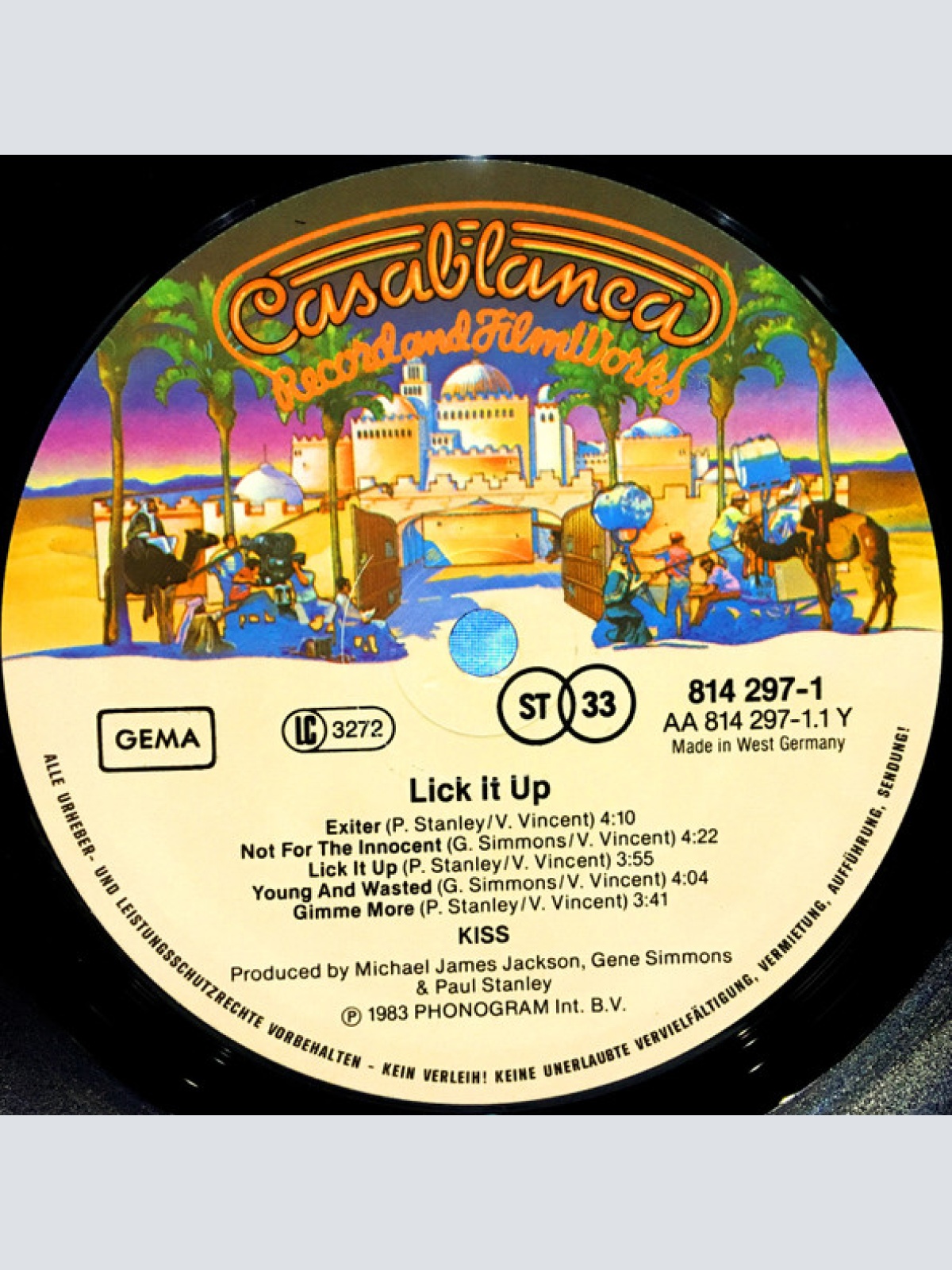 Vinyl / Kiss - Lick It Up