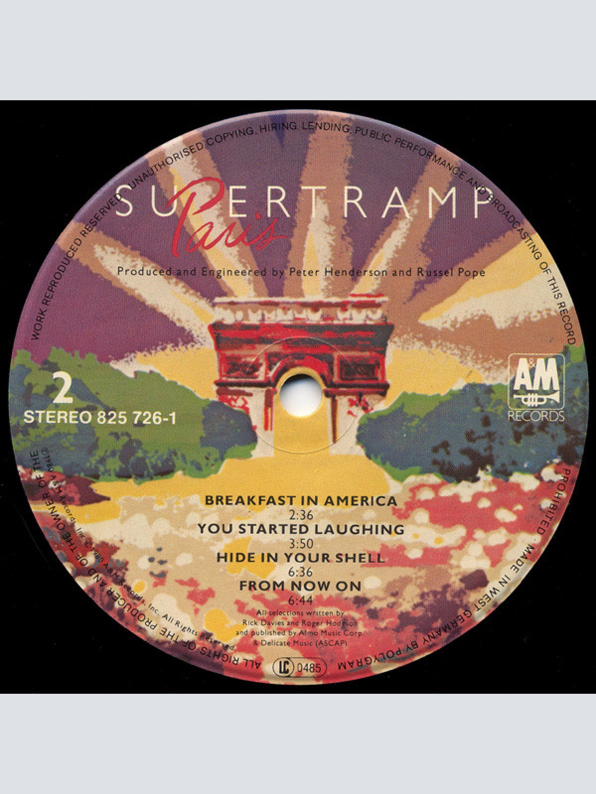 Vinyl / Supertramp - Paris
