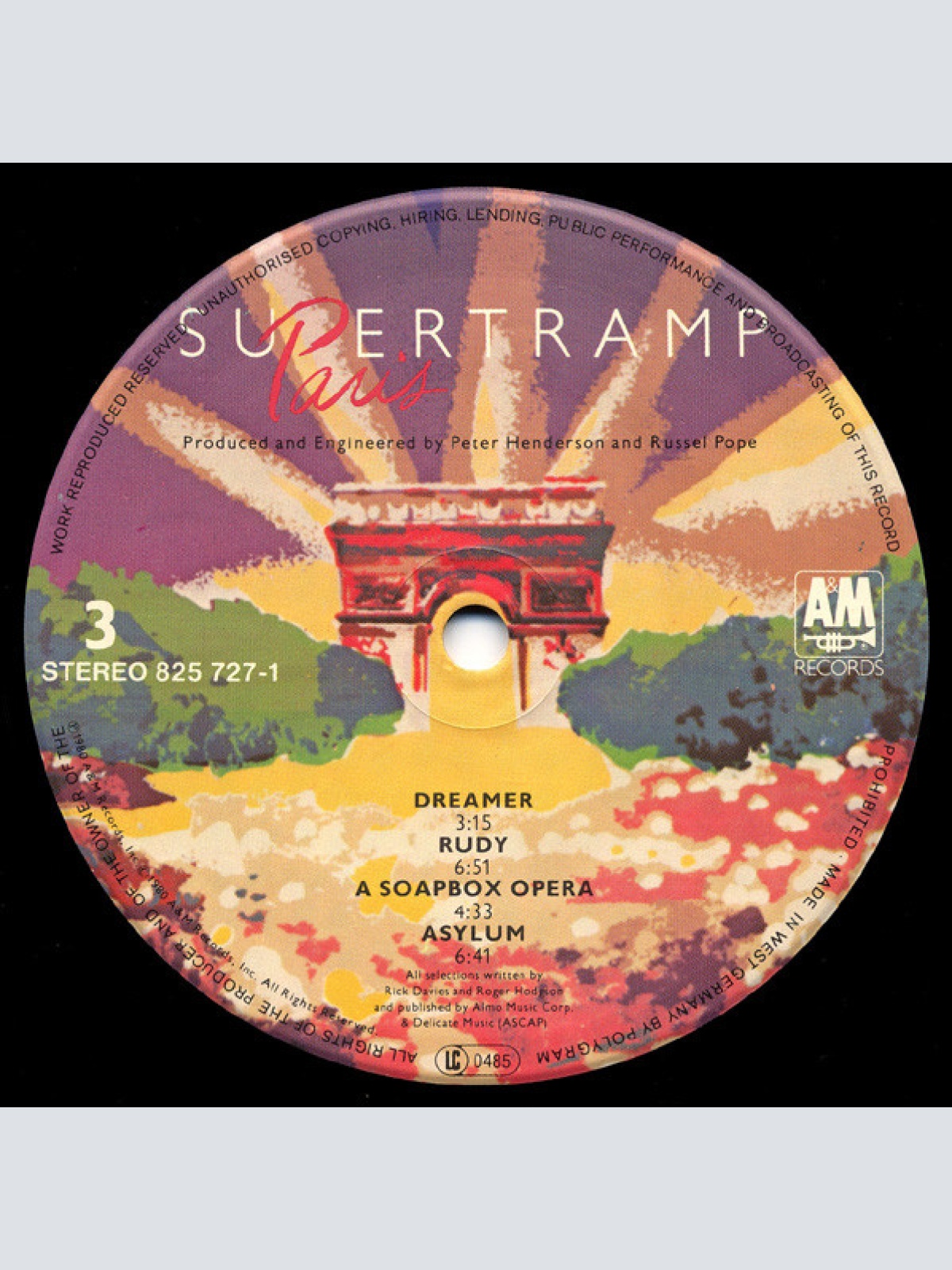 Vinyl / Supertramp - Paris