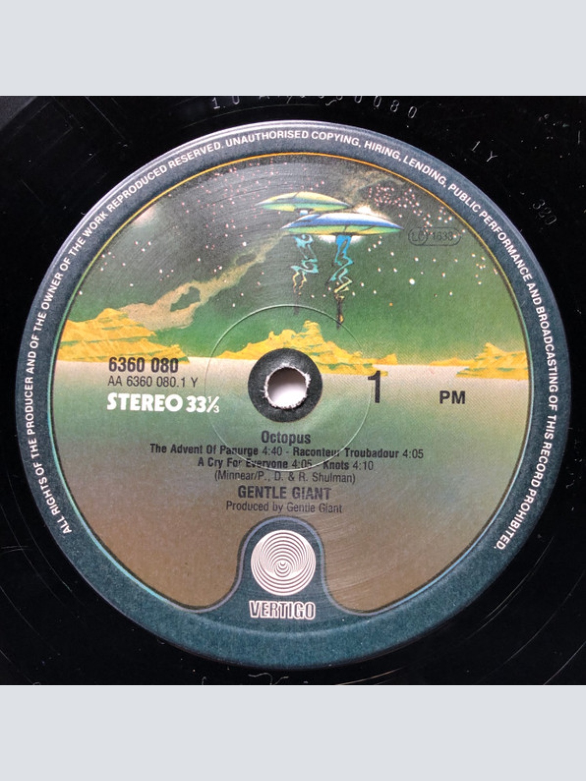 Vinyl / Gentle Giant - Octopus