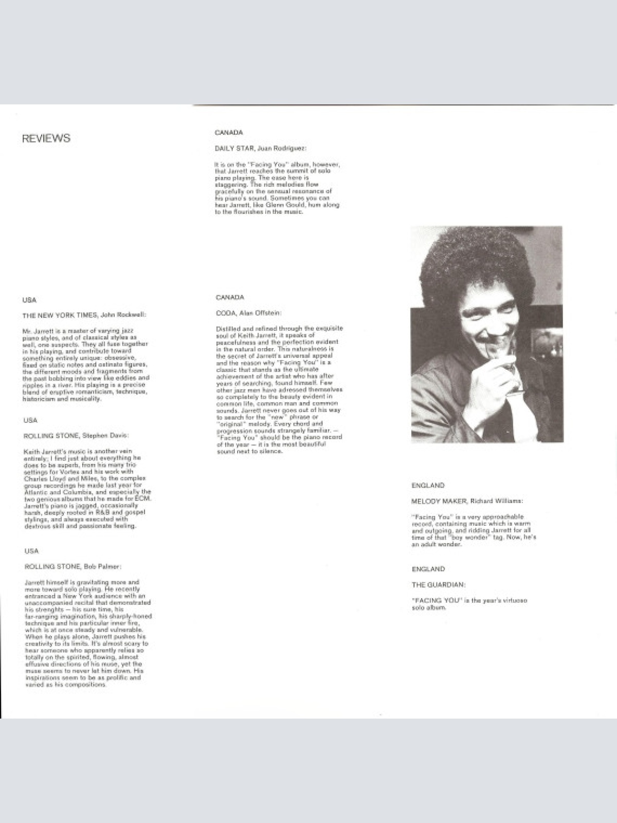 Vinyl / Keith Jarrett - Solo Concerts: Bremen / Lausanne