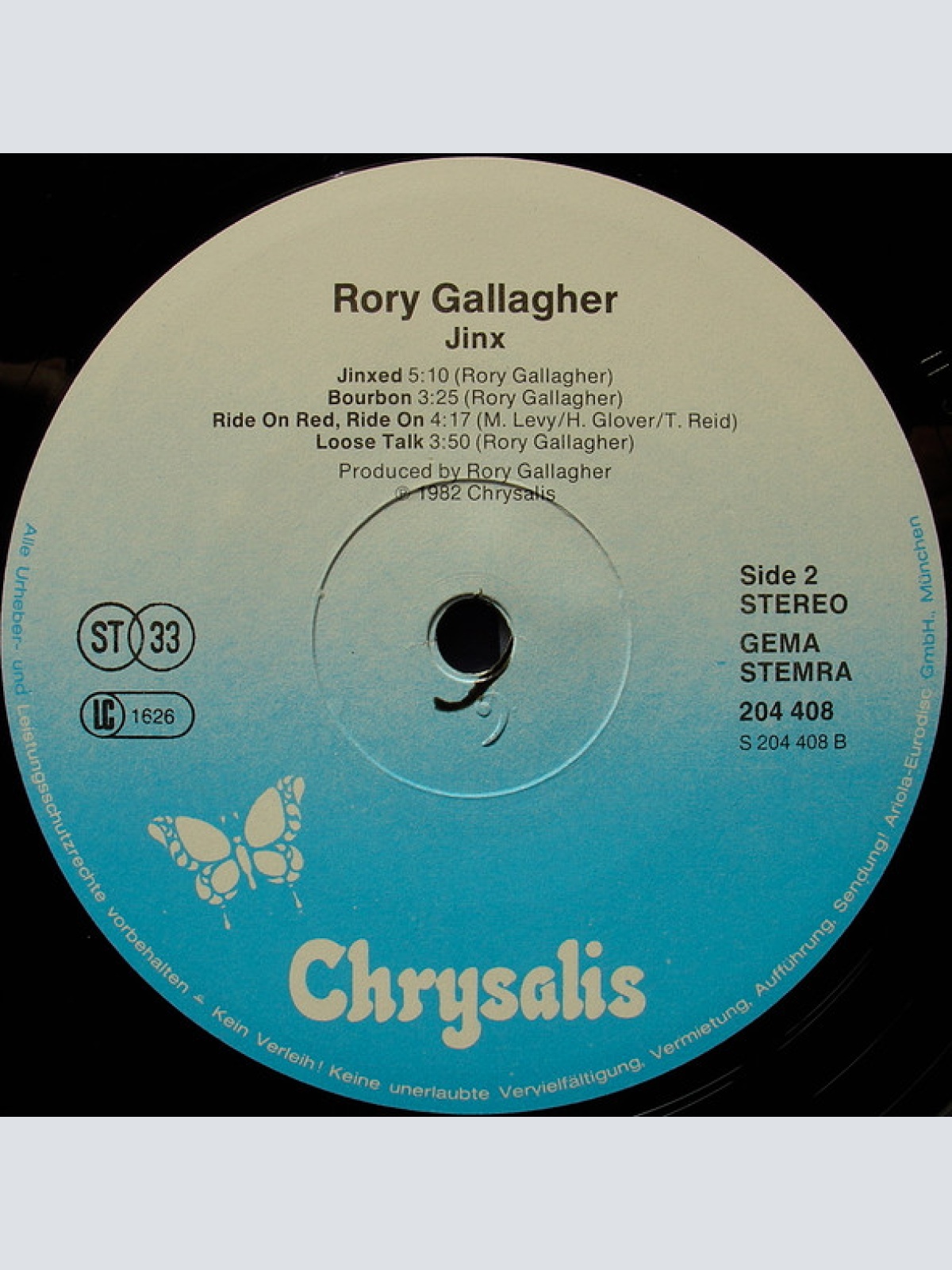 Vinyl / Rory Gallagher - Jinx