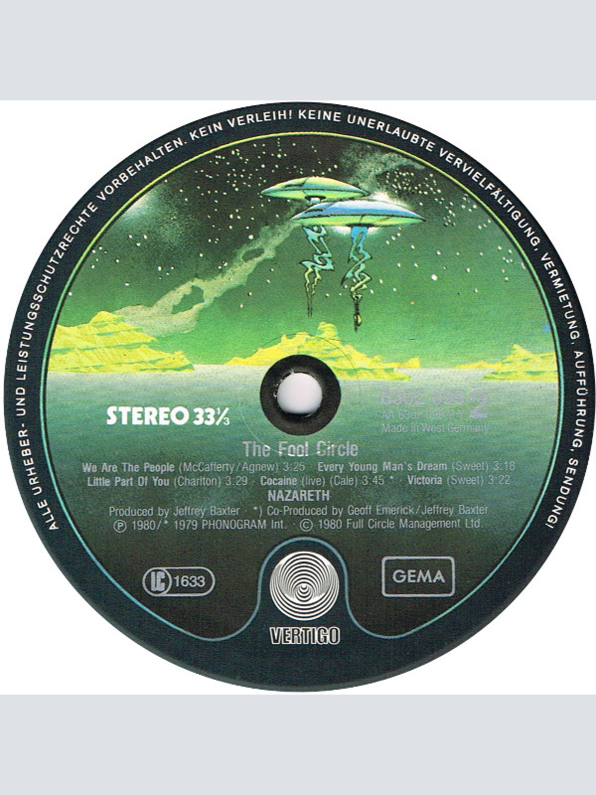 Vinyl / Nazareth (2) - The Fool Circle