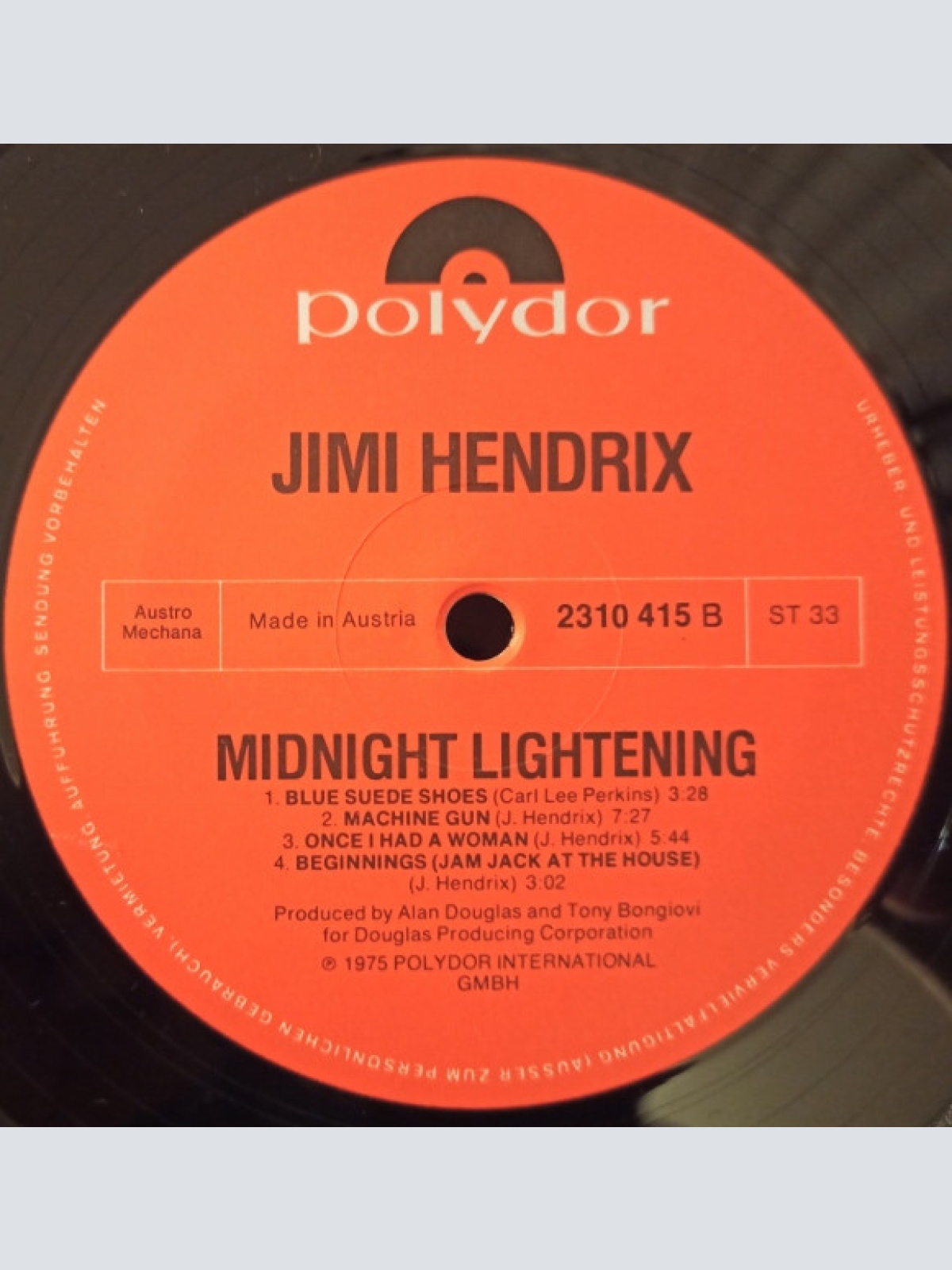 Vinyl / Jimi Hendrix - Midnight Lightning