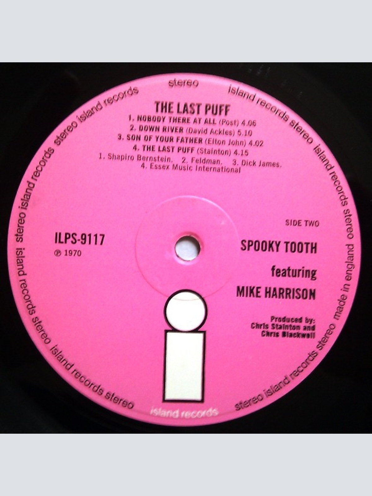 Vinyl / Spooky Tooth Featuring Mike Harrison (2) - The Last Puff