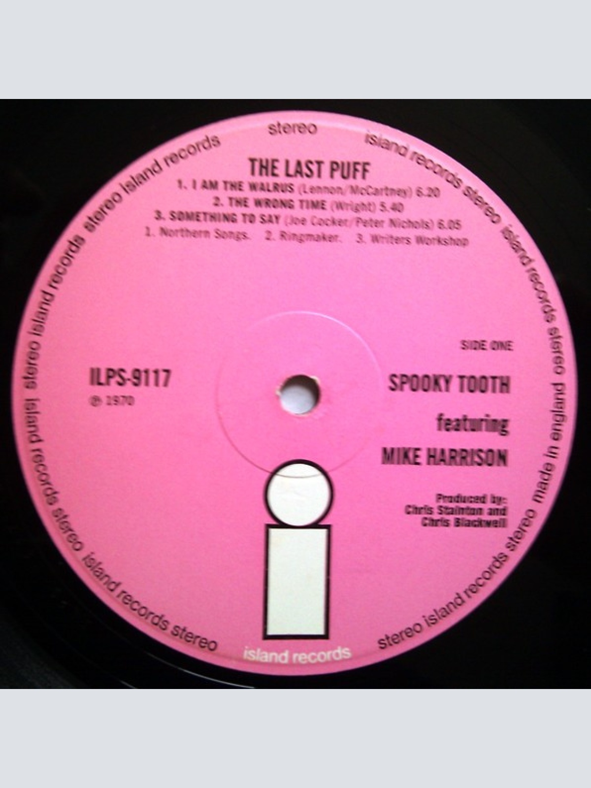 Vinyl / Spooky Tooth Featuring Mike Harrison (2) - The Last Puff