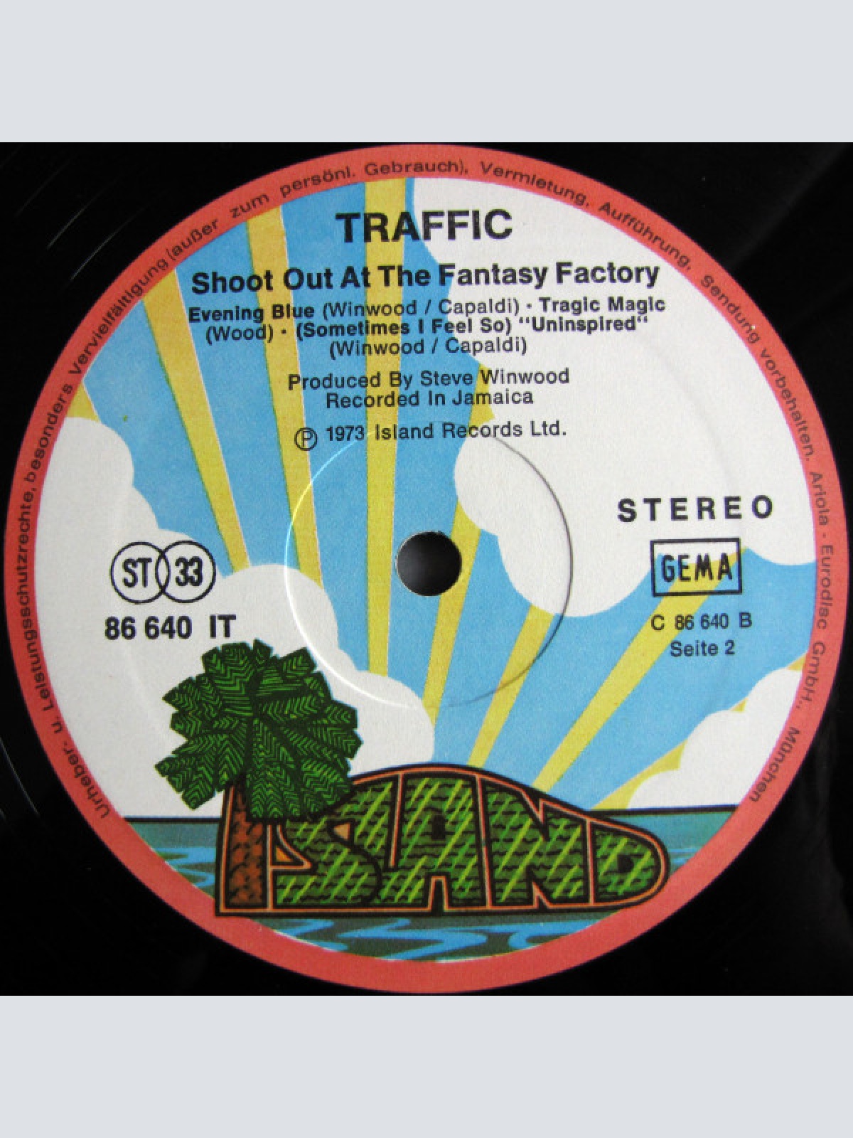 Vinyl / Traffic - Shoot Out At The Fantasy Factory