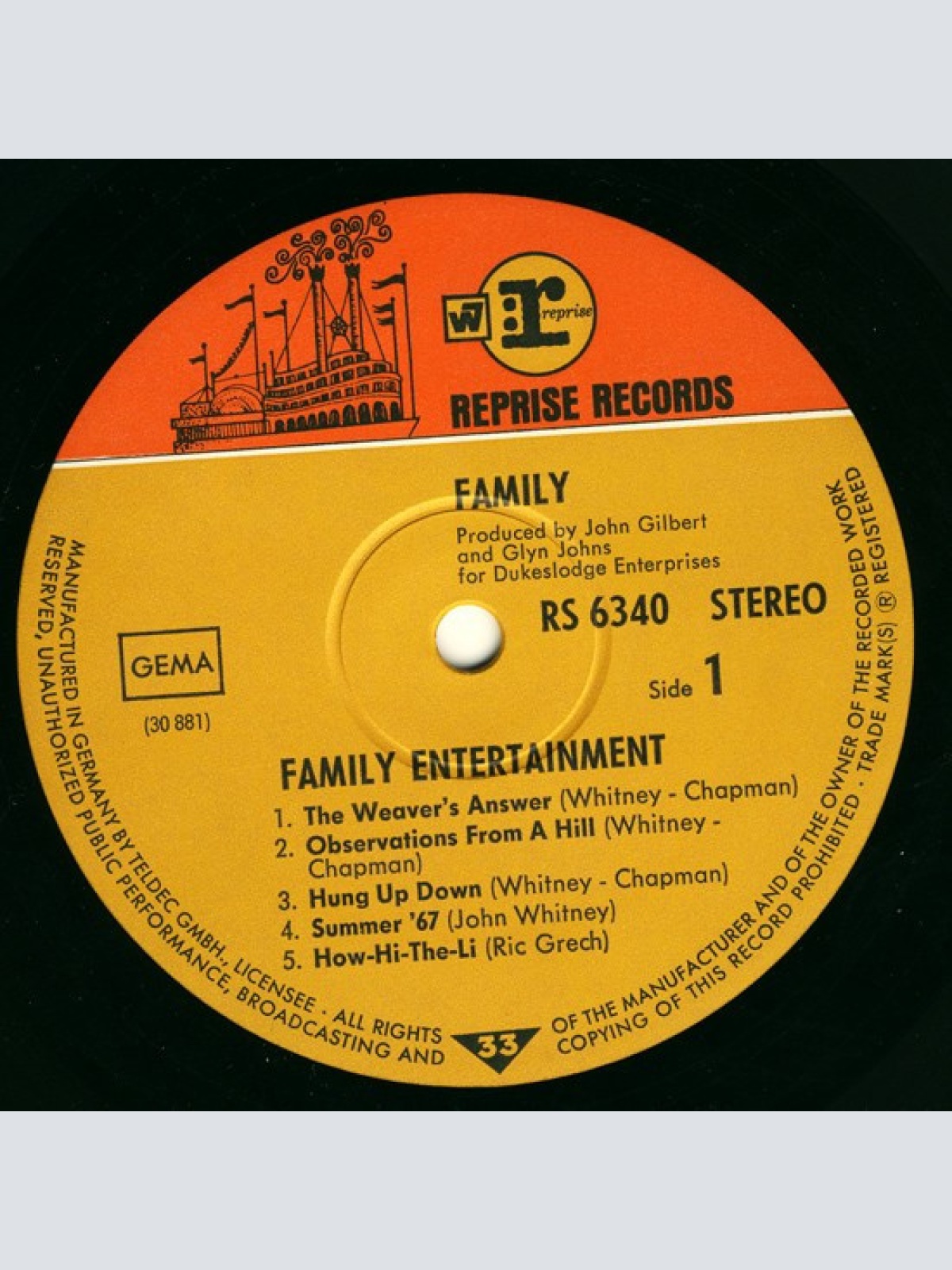 Vinyl / Family (6) - Family Entertainment