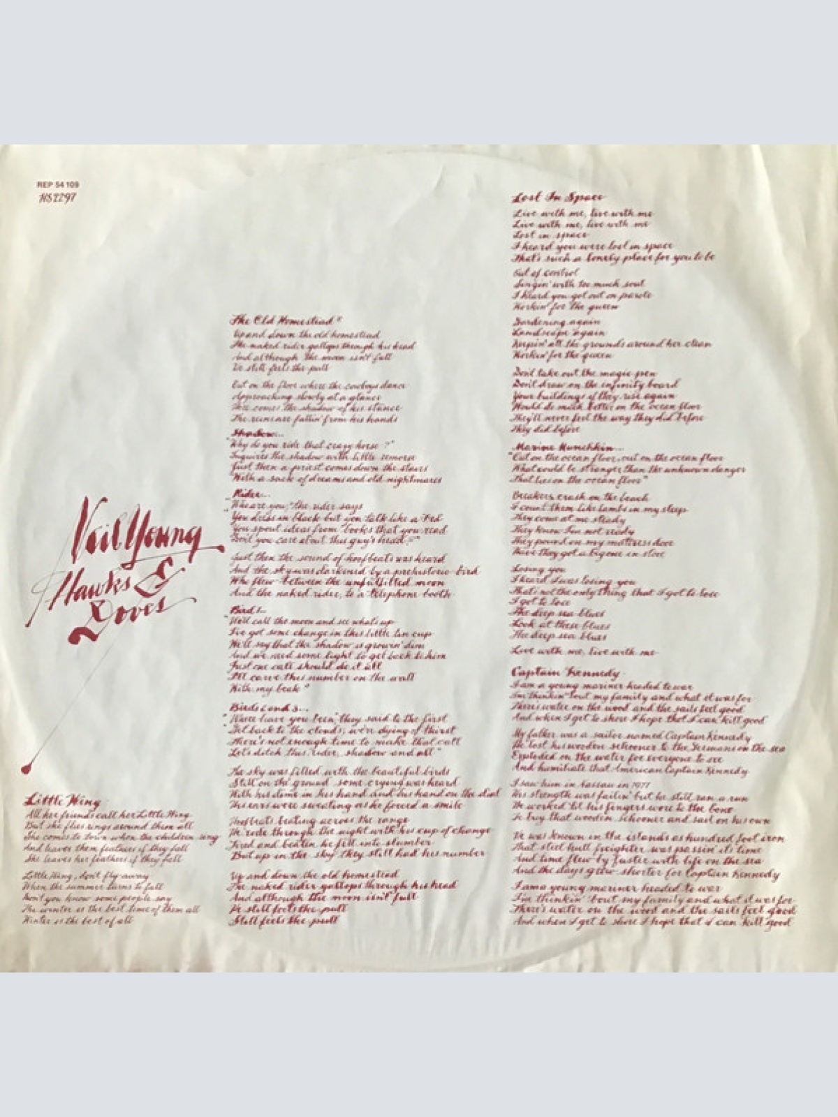 Vinyl / Neil Young - Hawks & Doves